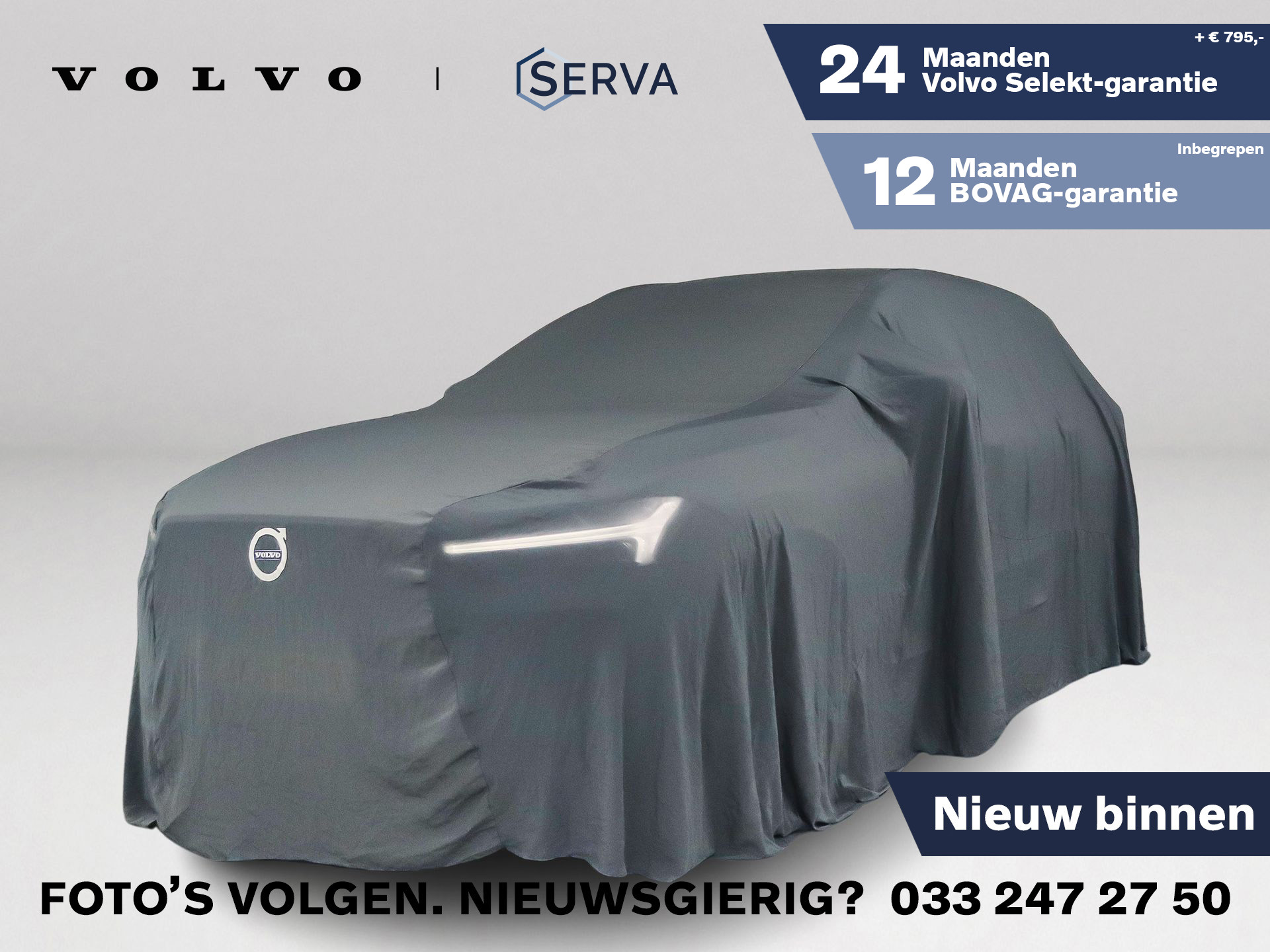 Volvo Xc60 T6 Plug-in hybrid AWD Plus Dark | Panoramadak | 360° camera | Elektrische stoelen | Stoel- en stuurverwarming | Trekhaak 2025 - voorkant