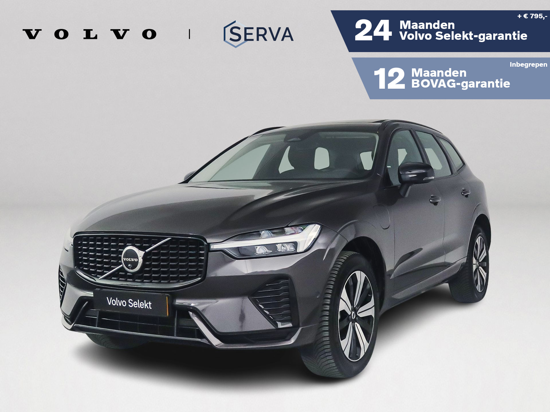 Volvo Xc60 T6 Plug-in hybrid AWD Plus Dark | Panoramadak | 360° camera | Stoel- en Stuurverwarming | Trekhaak 2025 - voorkant
