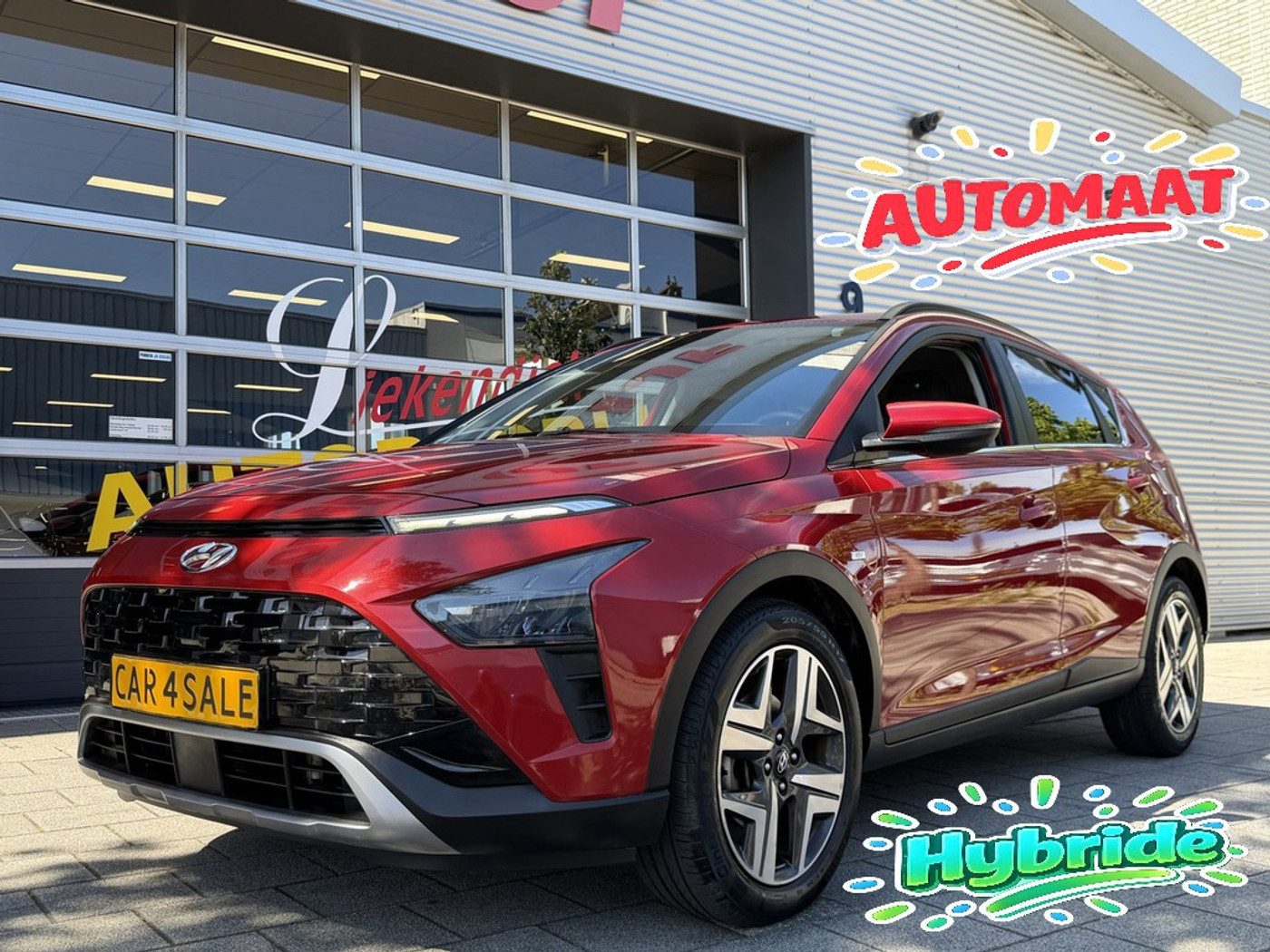 Hyundai Bayon 1.0 T-GDI Premium Creative Mild Hybrid - Automaat I Navigatie / Apple CarPlay I LED I PDC I Dealer onderhouden 2022 - voorkant