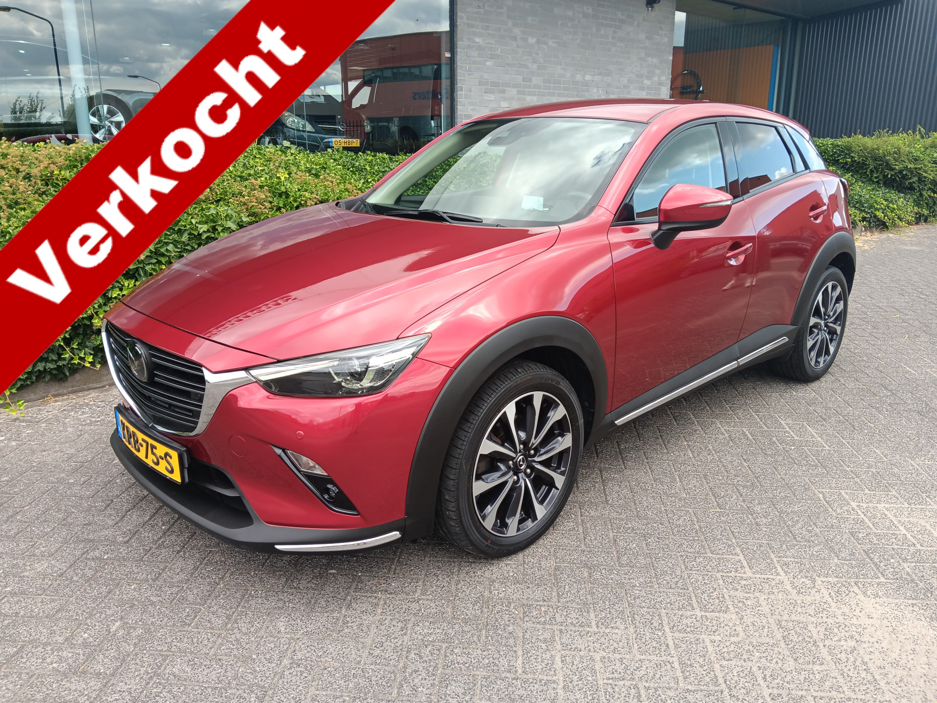 Mazda Cx-3 2.0 SkyActiv-G 120 GT-M AUTOMAAT, LED, 18" LMV, CAMERA, PDC, HUD, etc. incl. 12 MND BOVAGGARANTIE 2018 - voorkant