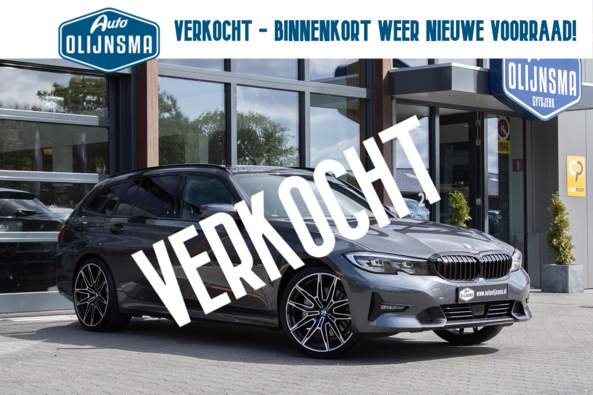 BMW 3-serie Touring 330E xDrive Sportline|Stuur+stoelverwarming|Trekhaak|Shadow Line|Adaptive Cruise| 2022 - voorkant