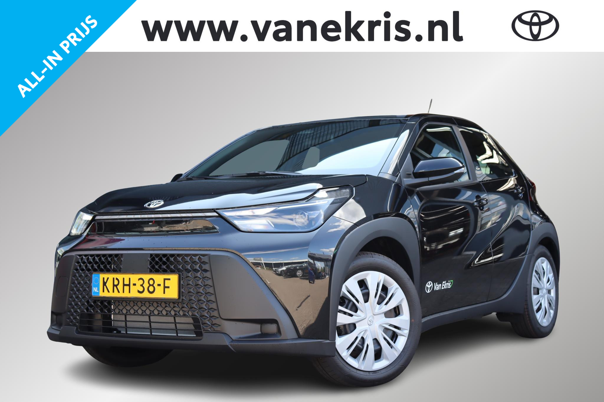 Toyota Aygo X Hybrid 115 play Apple carplay. Android auto. 2026 - voorkant