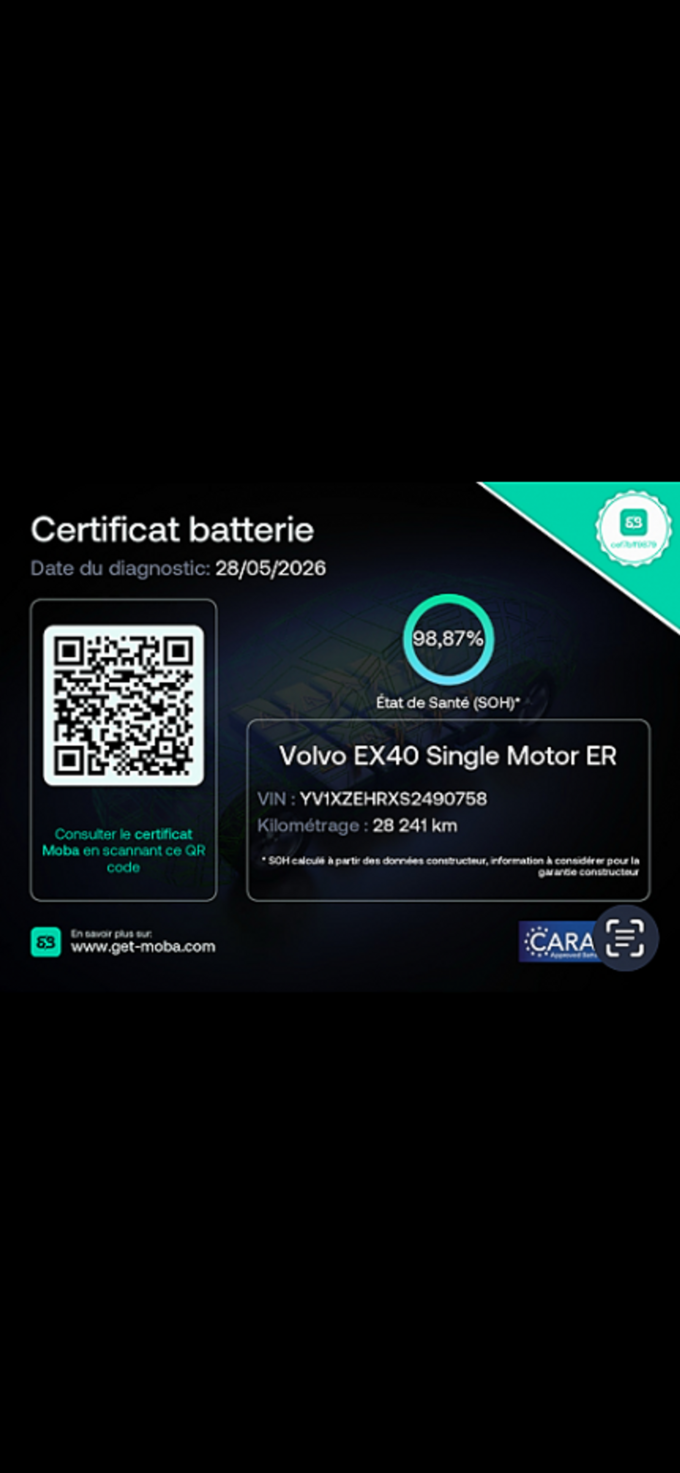 Foto van Volvo Ex40