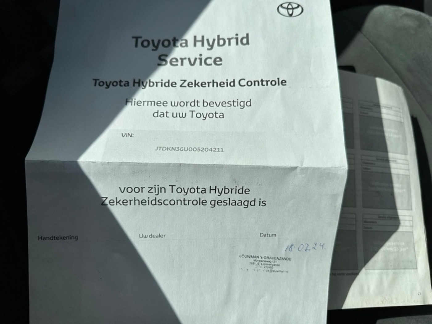 Foto van Toyota Toyota Prius