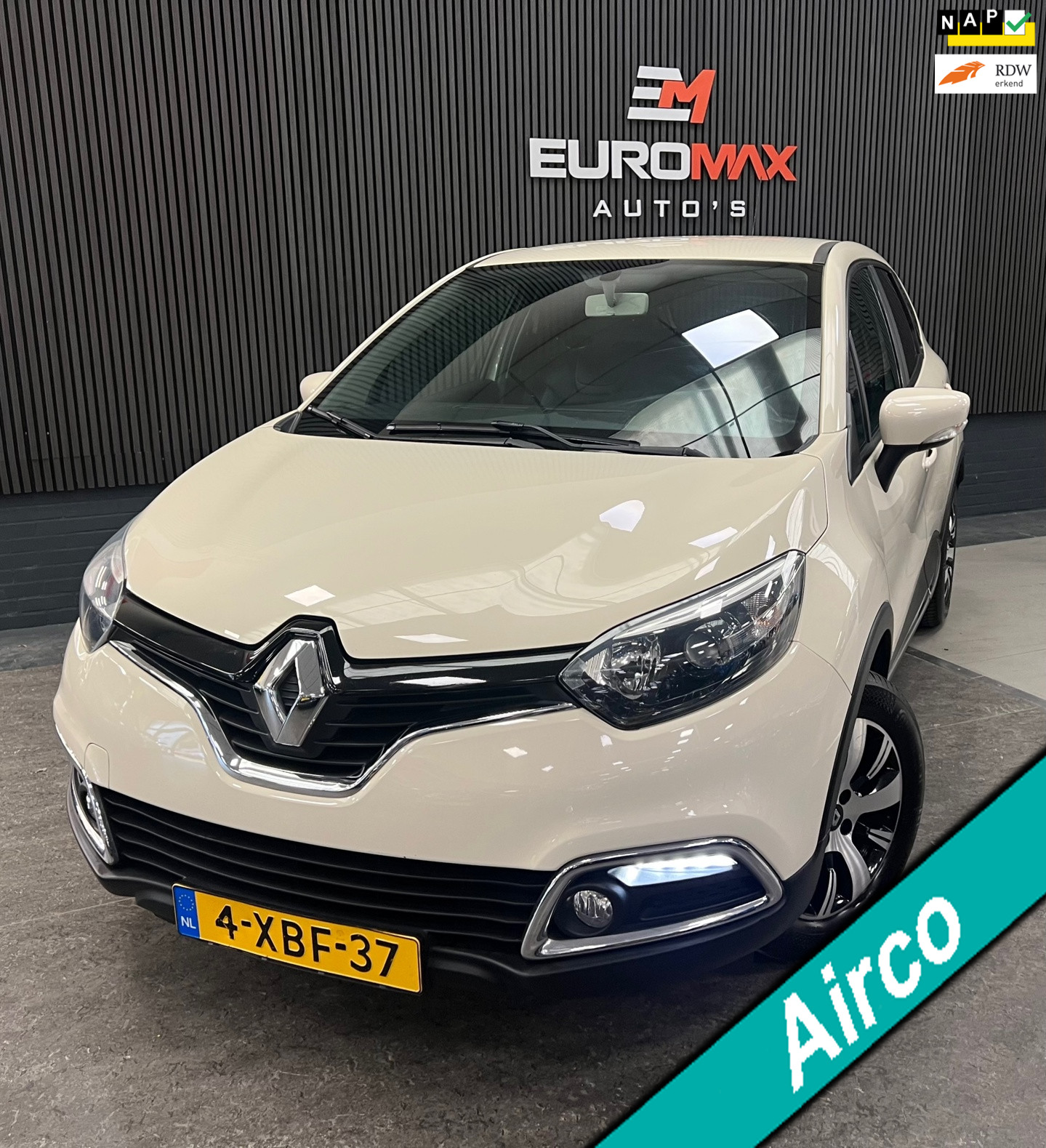 Renault Captur 0.9 TCe Expression 2e Eigenaar - NAP - Navi - Cruise - Airco 2014 - voorkant