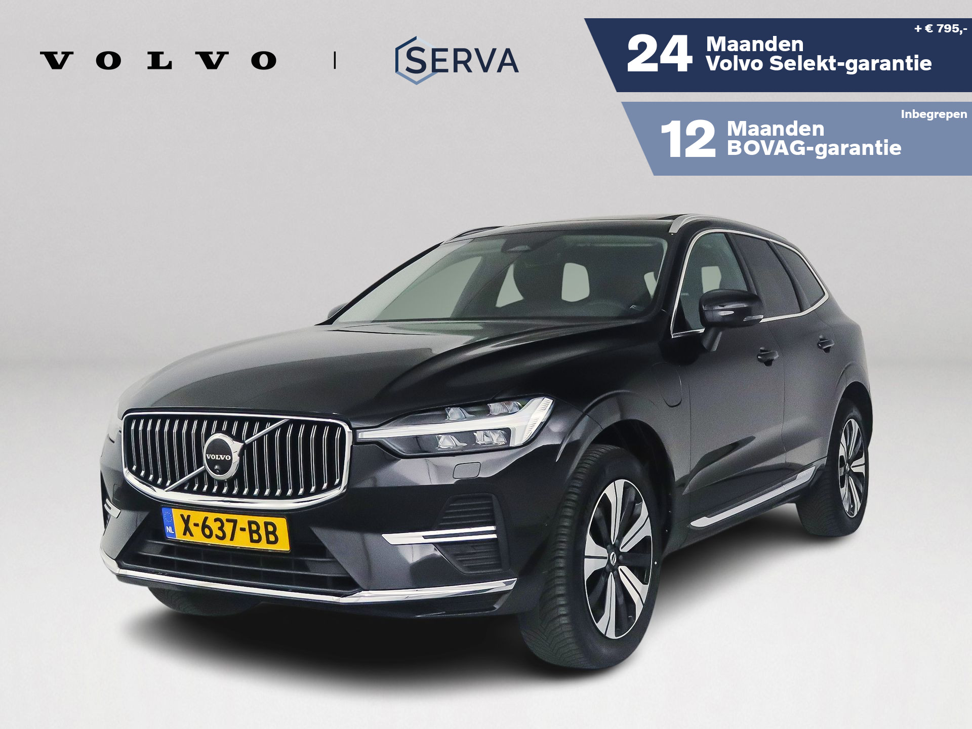 Volvo Xc60 T8 Plug-in hybrid AWD Ultra Bright | Panoramadak | 360° camera | Harman Kardon | Stoel- en Stuurverwarming | Trekhaak 2023 - voorkant