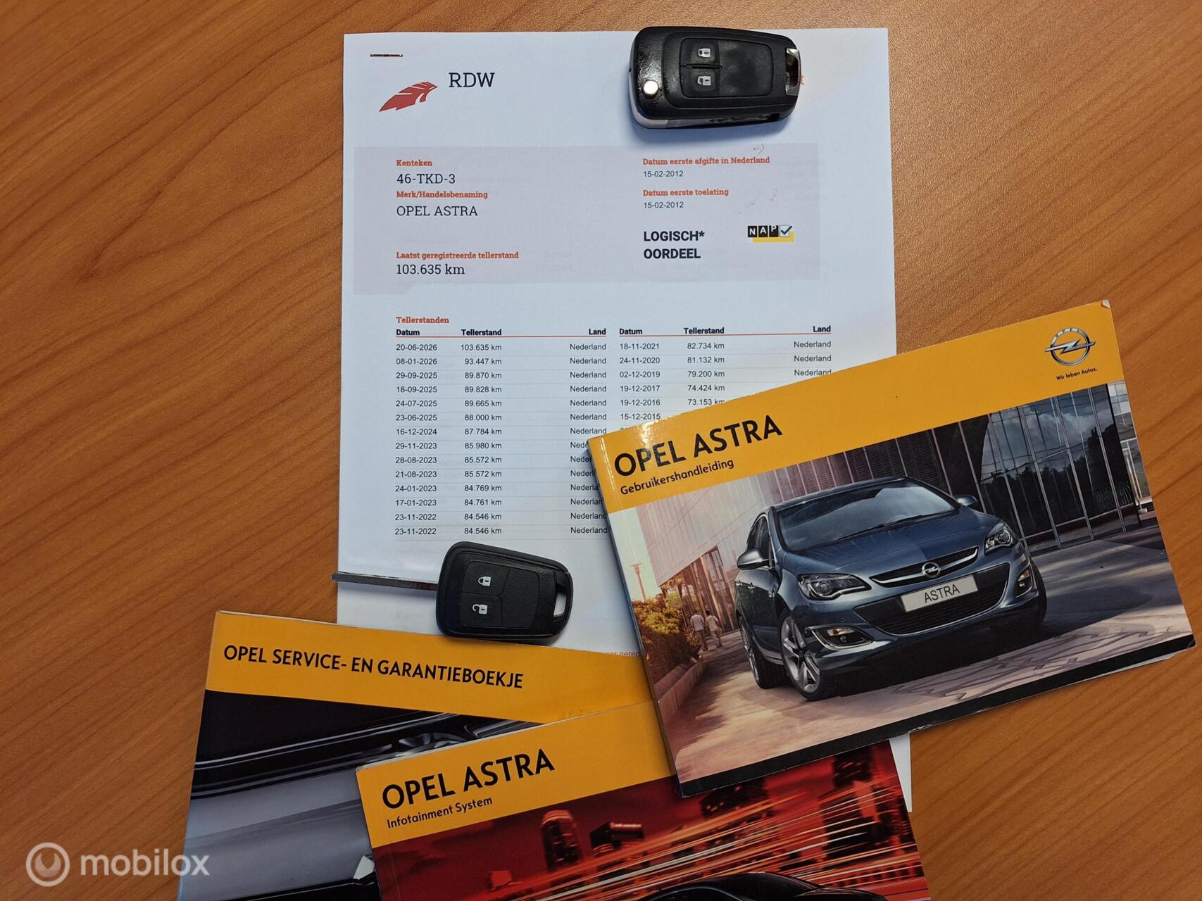 Foto van Opel Astra