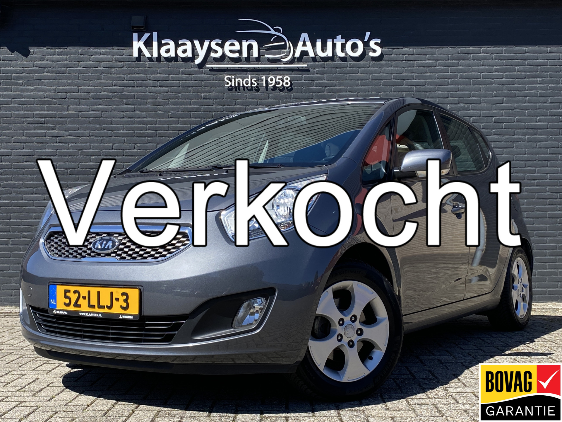 Kia Venga 1.4 CVVT X-ecutive | cruise control | trekhaak | climate control | parkeersensoren | lichtmetalen velgen 2010 - voorkant