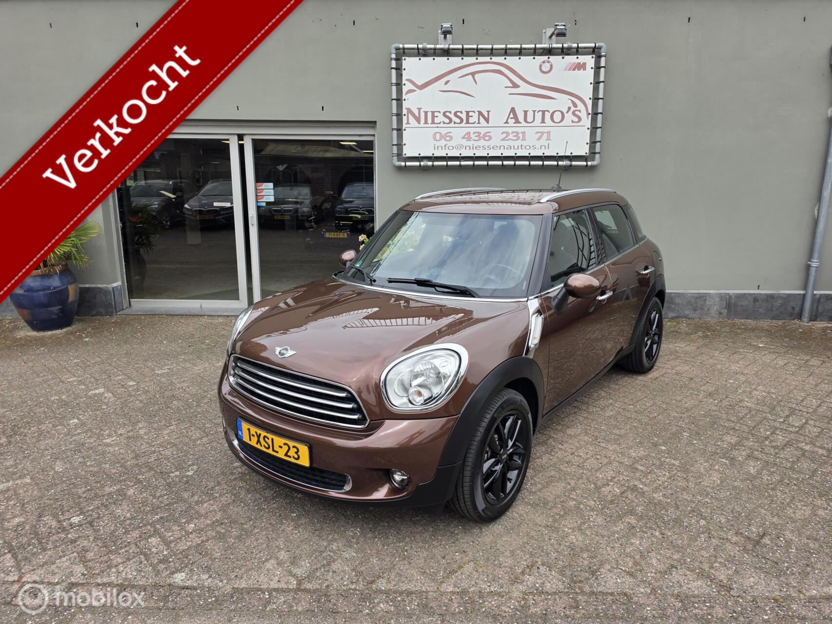 Mini One R60 1.6  Navi/Airco/Ketting Vervangen 2014 - voorkant