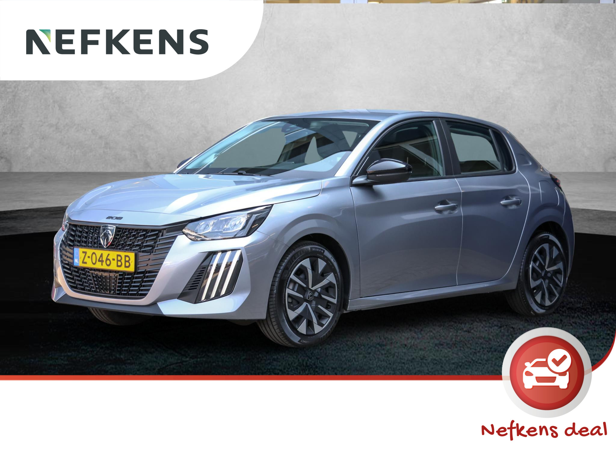 Peugeot 208 1.2 100 PK Active 2024 - voorkant