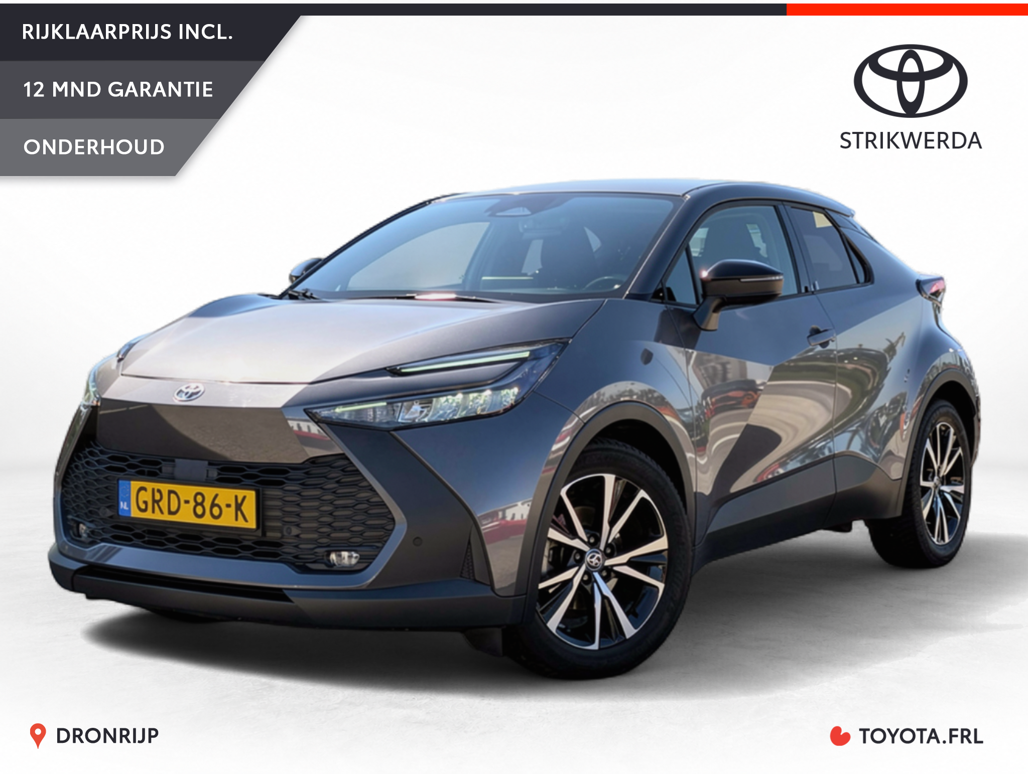 Toyota C-hr 1.8 Hybrid 140 Dynamic 2024 - voorkant
