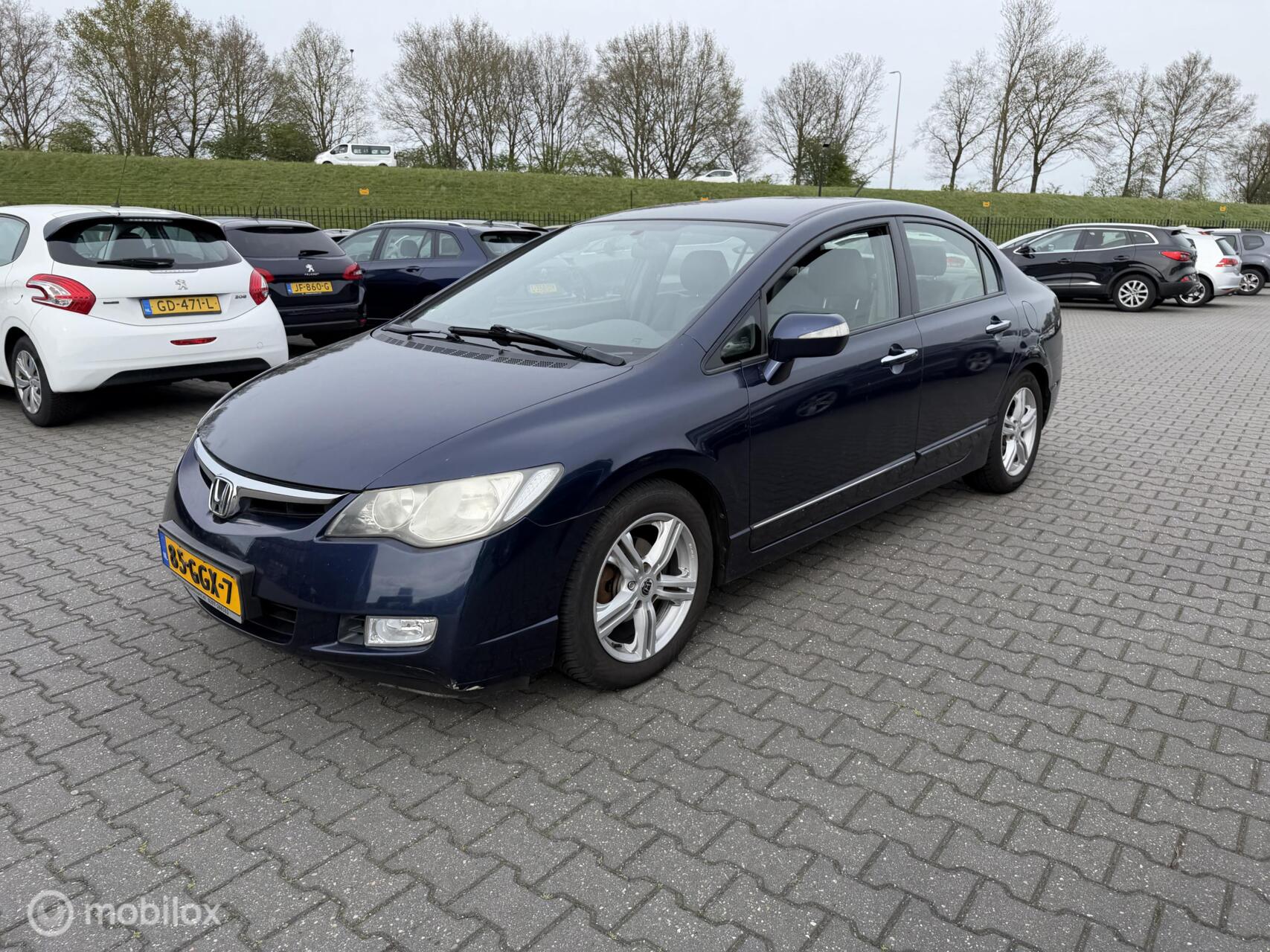 Honda Civic 4dr Hybrid 1.3 Hybrid leer 2008 - voorkant