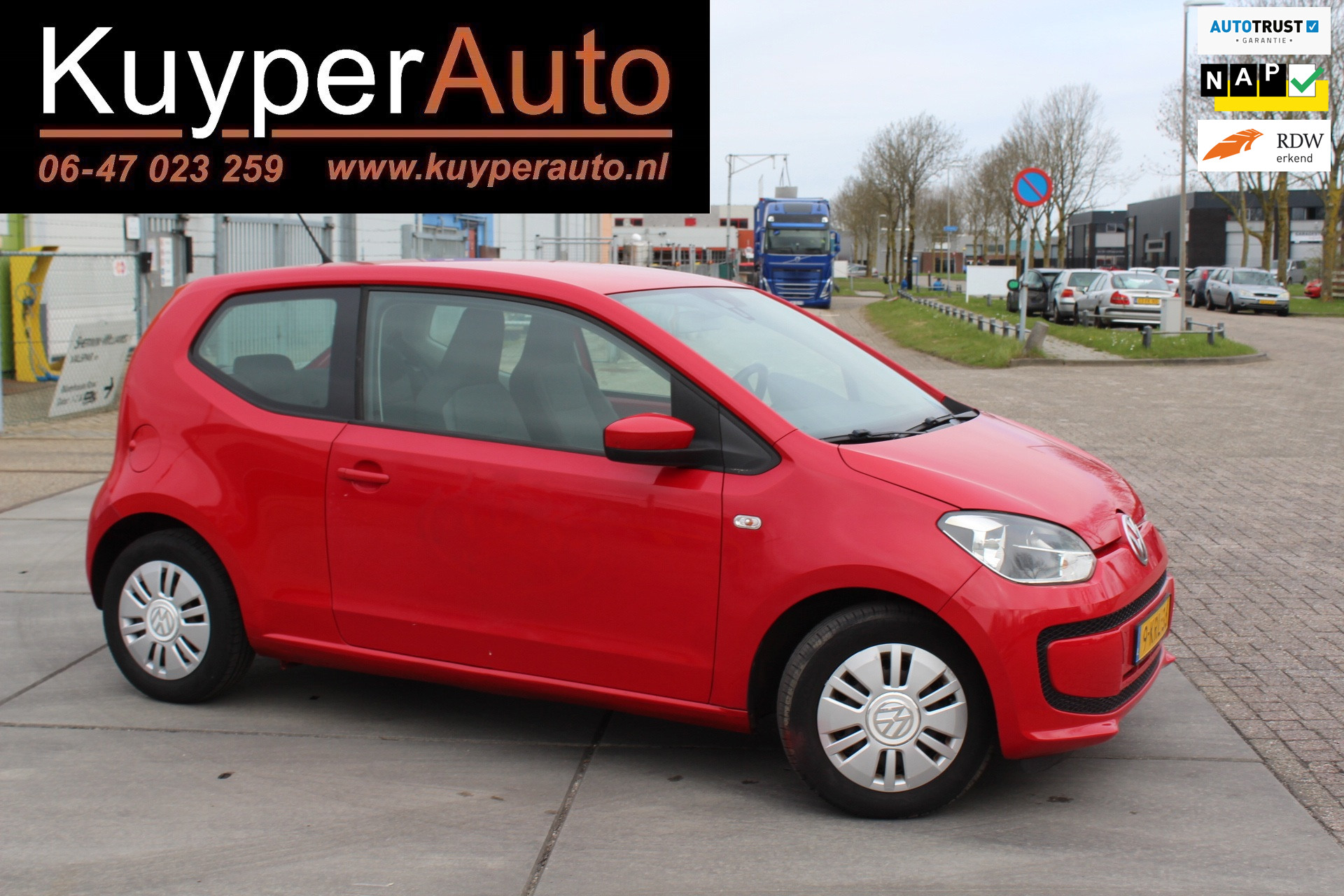 Volkswagen Up 1.0 move up! BlueMotion AIRCO nap incl btw 2013 - voorkant