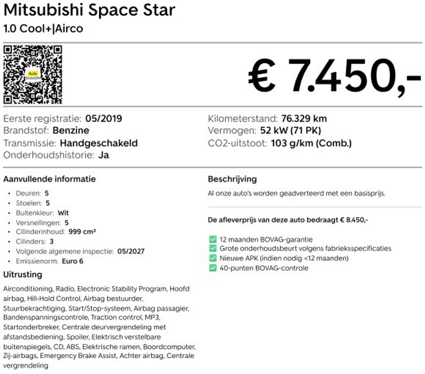 Foto van Mitsubishi Mitsubishi Space Star