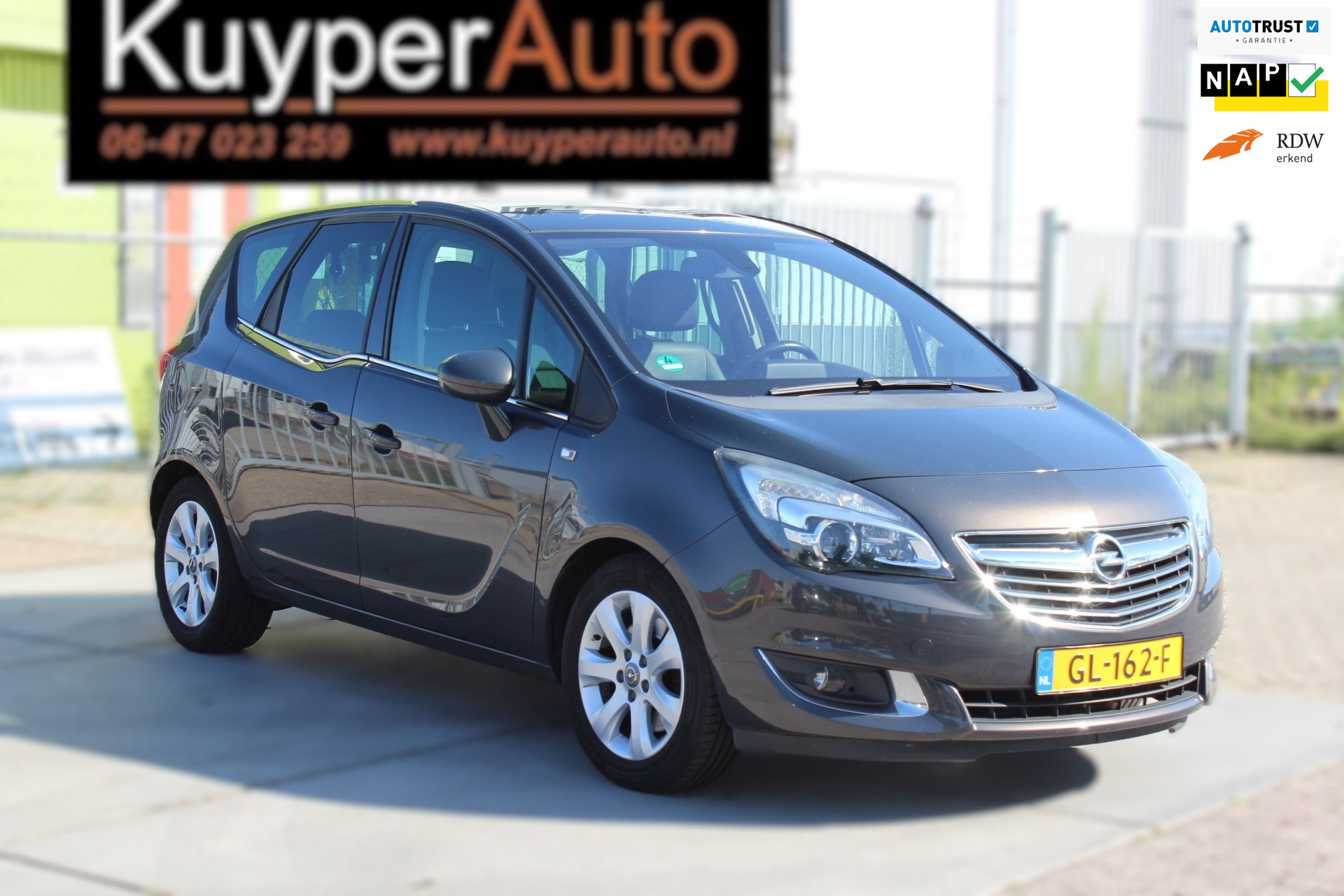 Opel Meriva 1.4 Turbo Cosmo automaat dealer onderhouden trekhaak leder full opt 2015 - voorkant