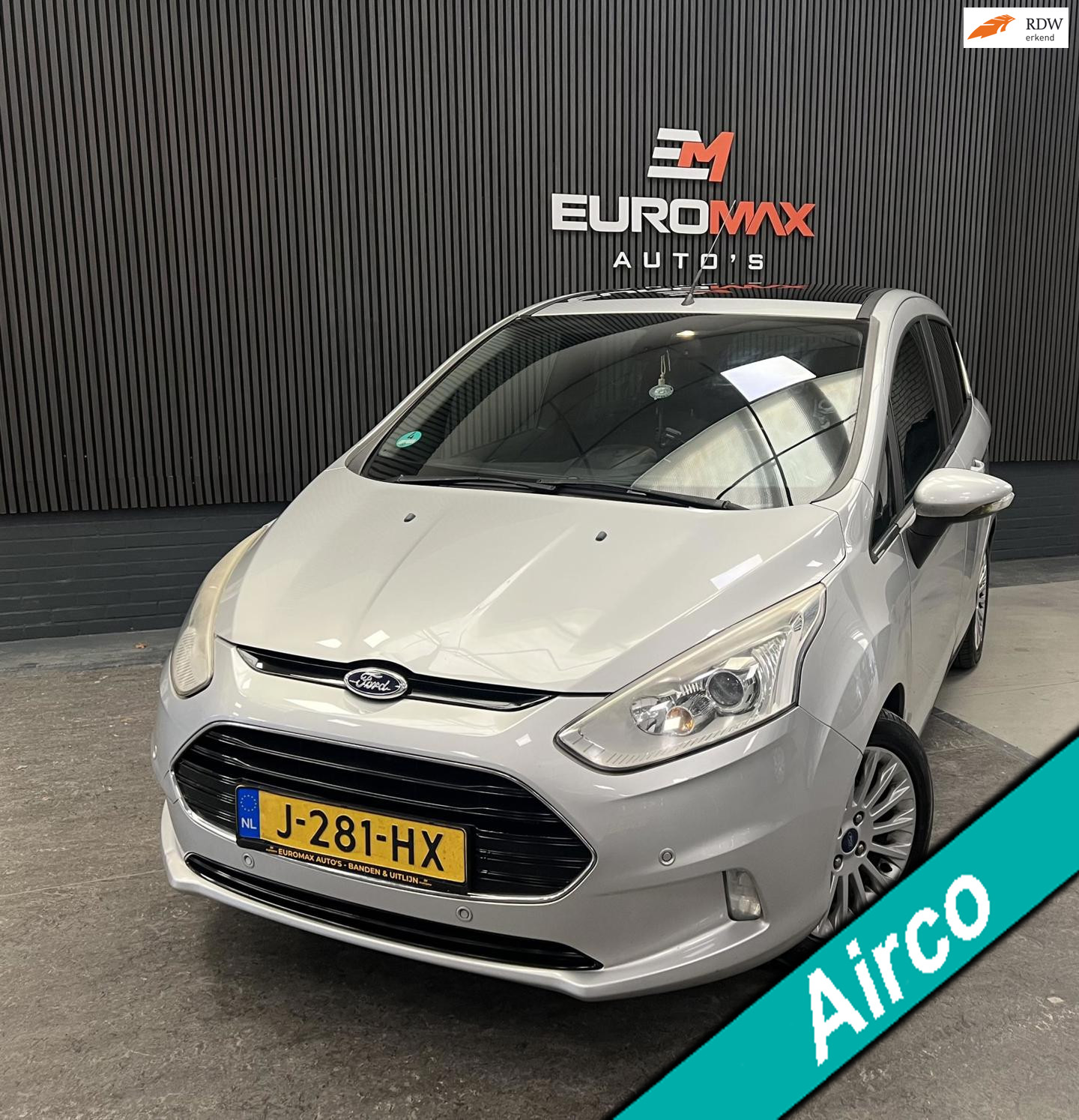 Ford B-max 1.0 EcoBoost Titanium 2e eig - Distr verv - Airco 2013 - voorkant
