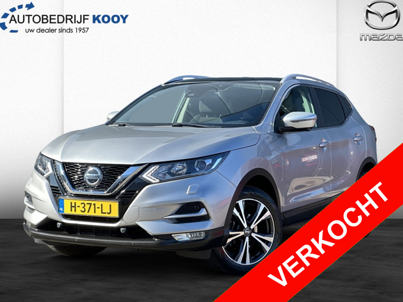 Nissan Nissan Qashqai 1.3 DIG-T N-Connecta / pano / 360° camera / trekhaak 2019 - voorkant