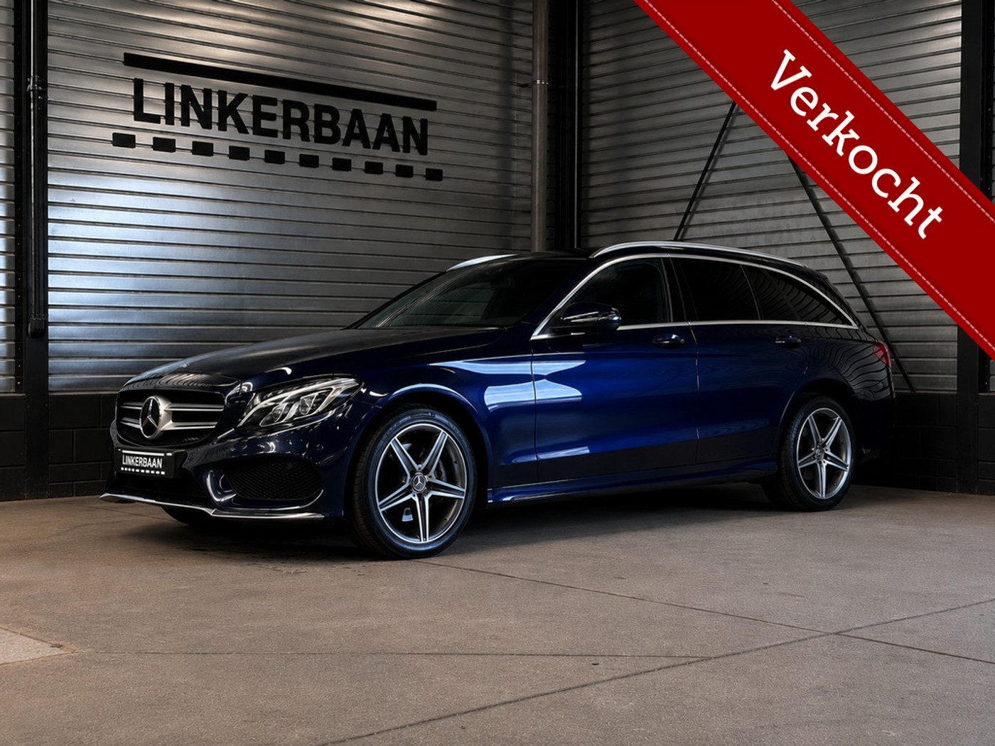 Mercedes-Benz C 400 4Matic 400 4MATIC Premium Plus | AMG | Pano | Burmester | ACC | Sfeer | Trekhaak | 2018 - voorkant