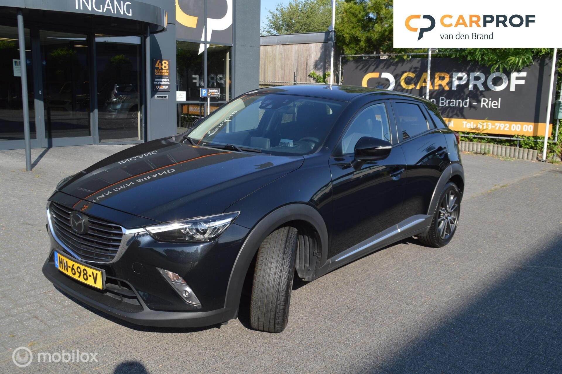 Mazda Mazda Cx-3 2.0 SkyActiv-G 150 GT-M 4WD TREKHAAK BOVAG GAR. 2015 - voorkant