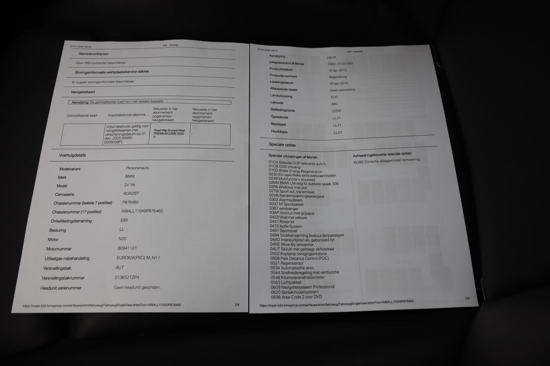 Foto van BMW Z4 Sdrive18i