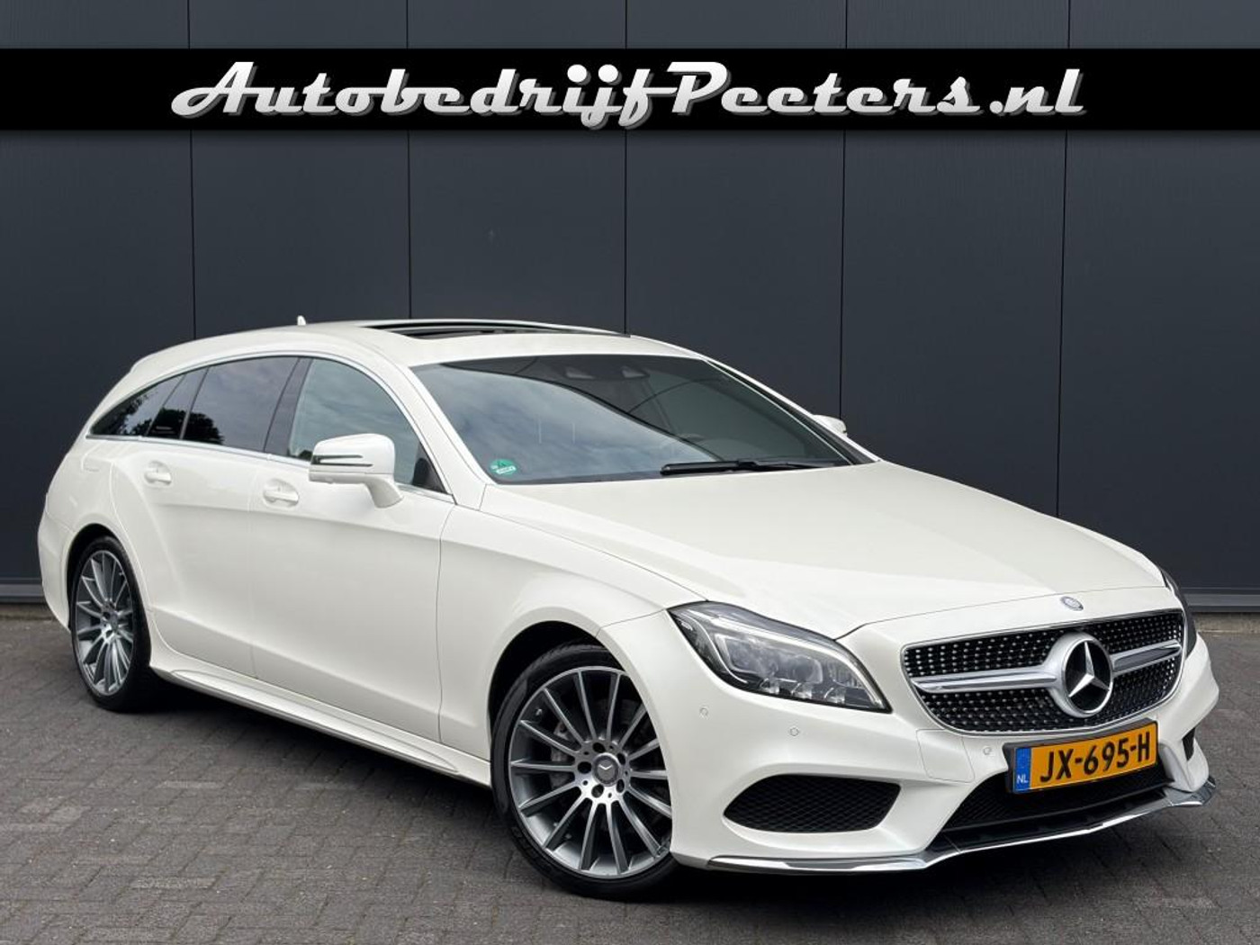 Mercedes-Benz CLS 400 4Matic SB 400 4M AMG Line S.dak Camera Comand Multicontourstoelen H/K 19inch 2015 - voorkant