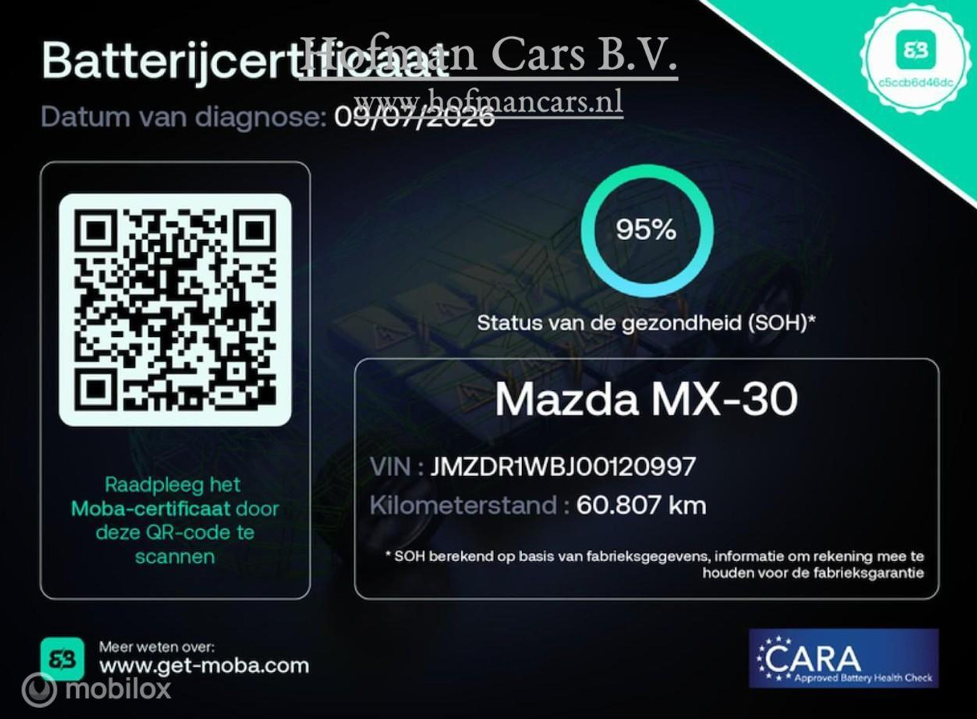 Foto van Mazda Mazda Mx-30
