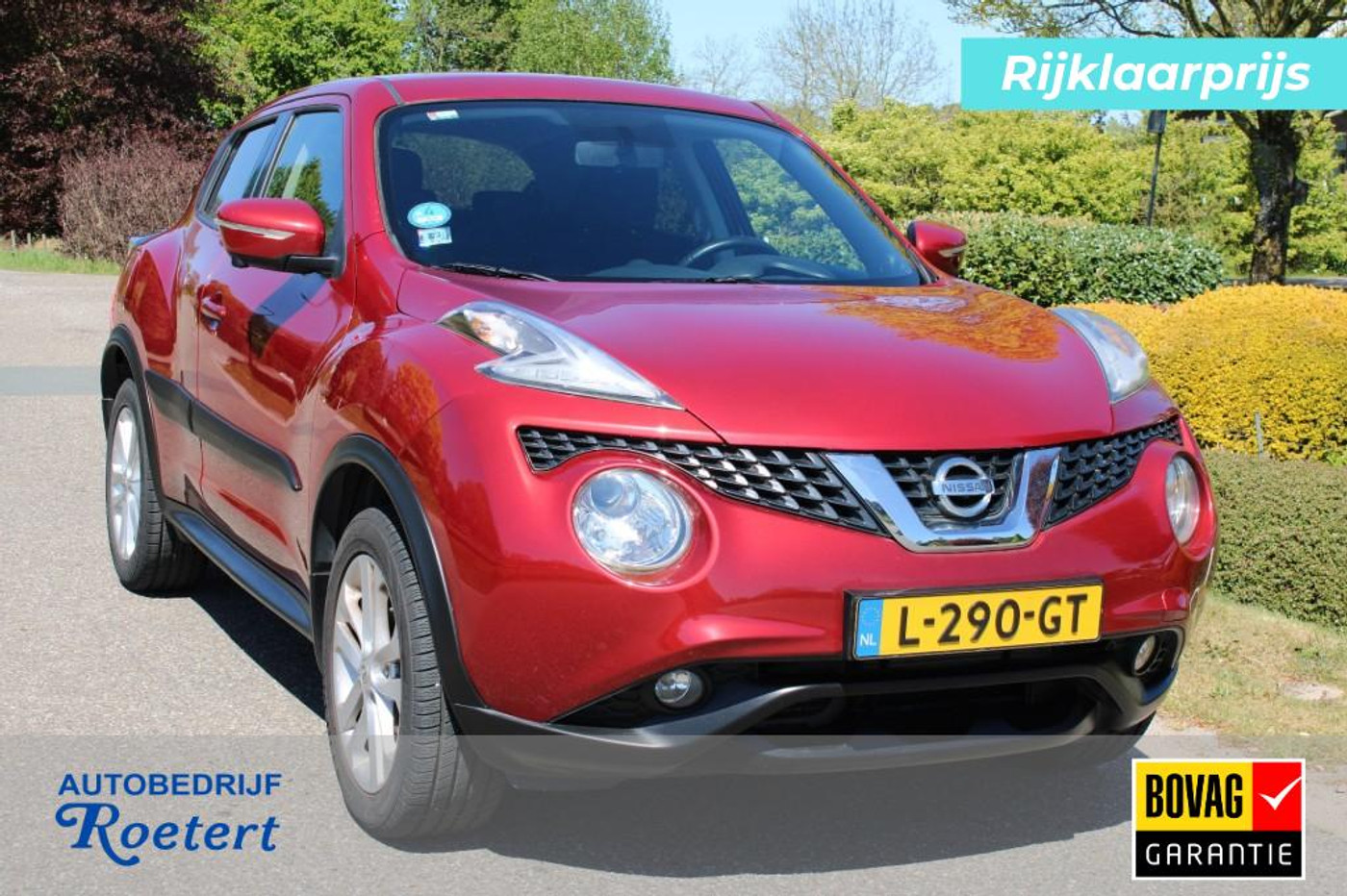 Nissan Nissan Juke 1.6 116pk Automaat Connect Edition ECC/Camera/Navi/Cruise/Stoelverw 2015 - voorkant