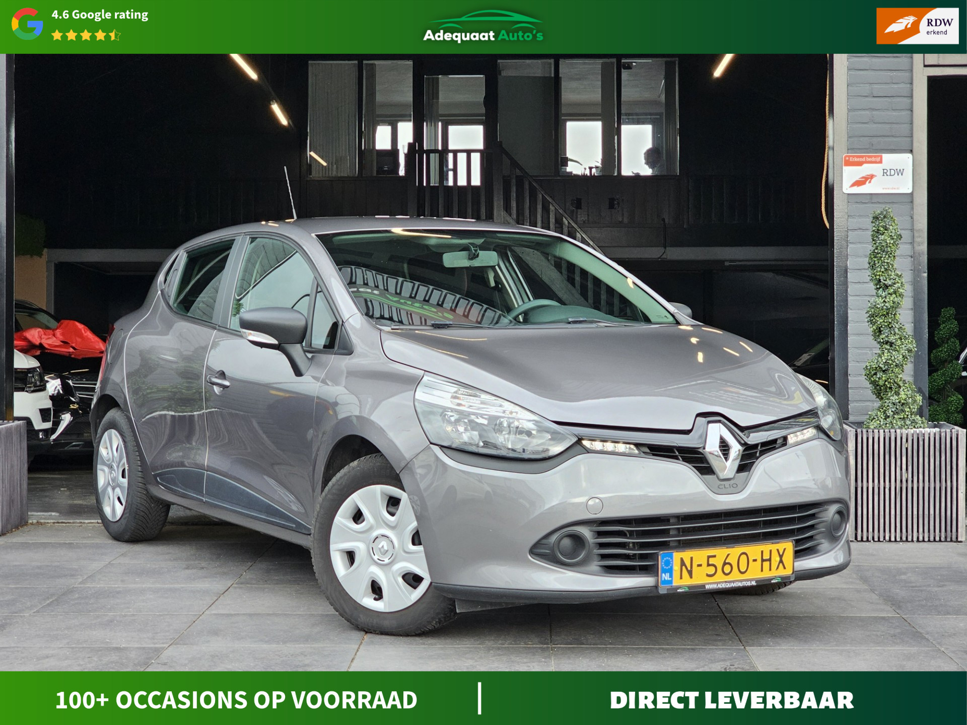 Renault Clio 1.2 Collection|Cruise|Airco|Bluetooth|Keyless 2016 - voorkant