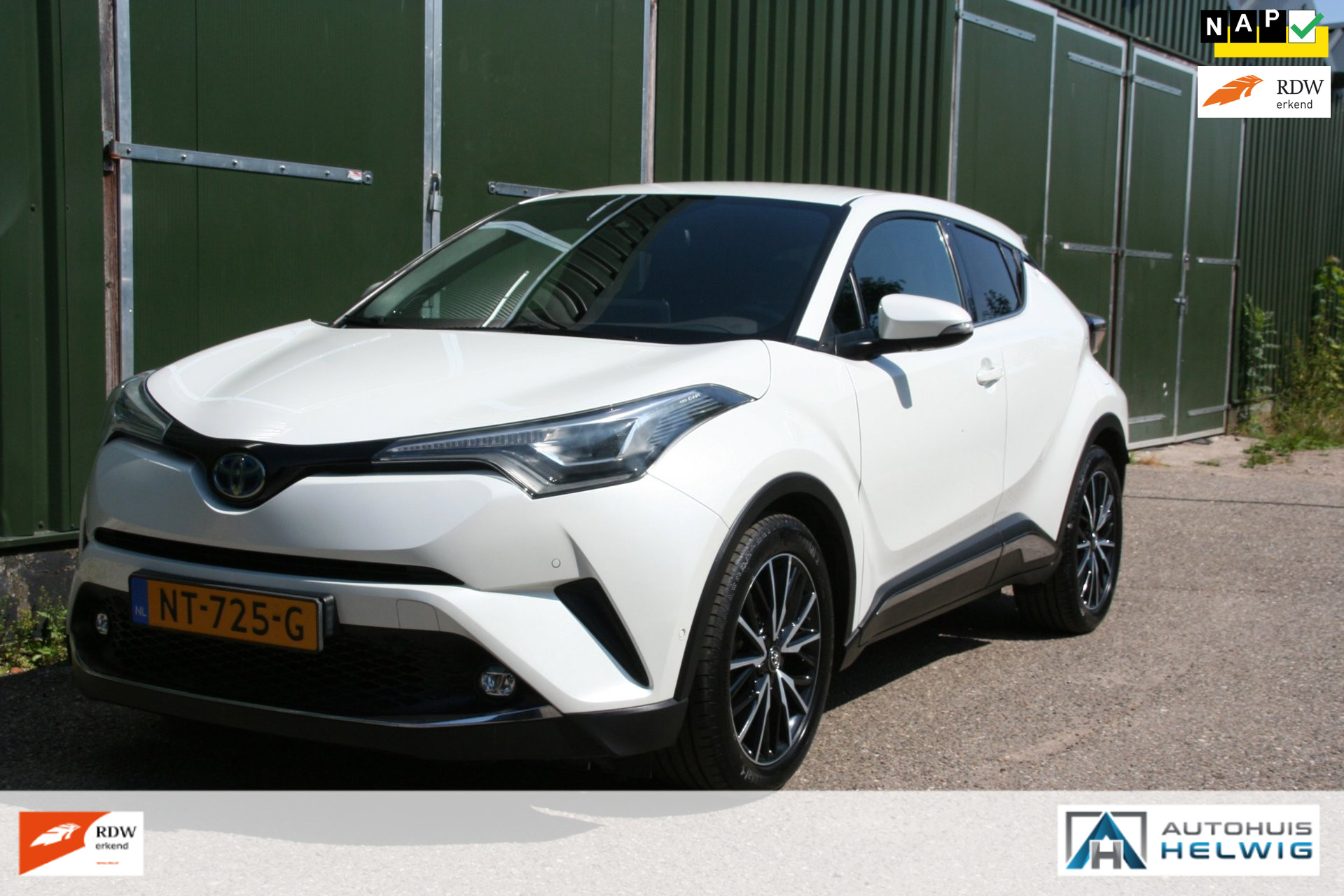 Toyota Toyota C-hr 1.8 Hybrid Premium Excecutive, LEER, NAVIGATIE, CAMERA, LED, 2017 - voorkant