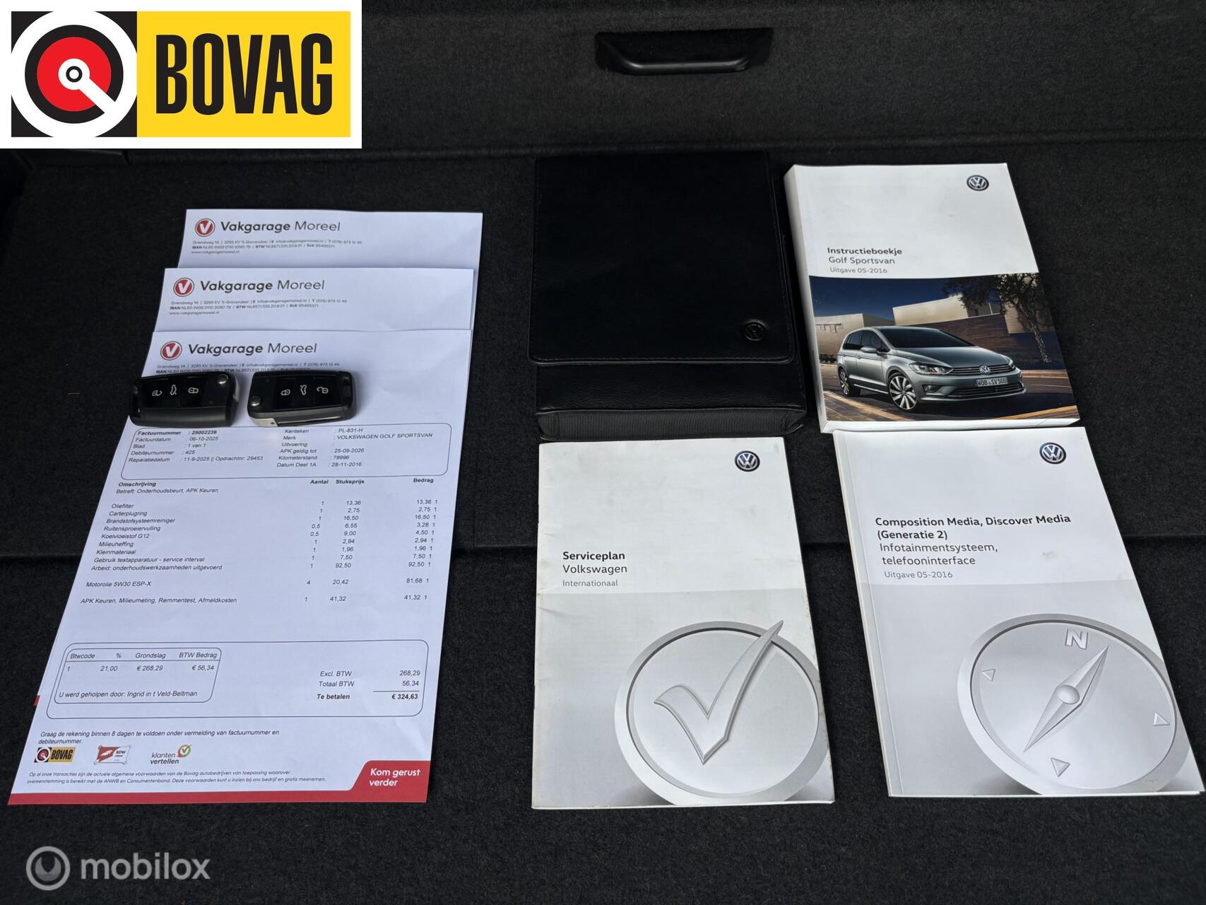Foto van Volkswagen Golf Sportsvan