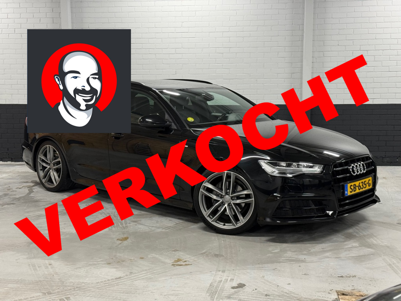 Audi A6 Avant 2.0 TDI u 3x S line Black Edition, Pano, Camera, Carplay, 20 Inc 2018 - voorkant