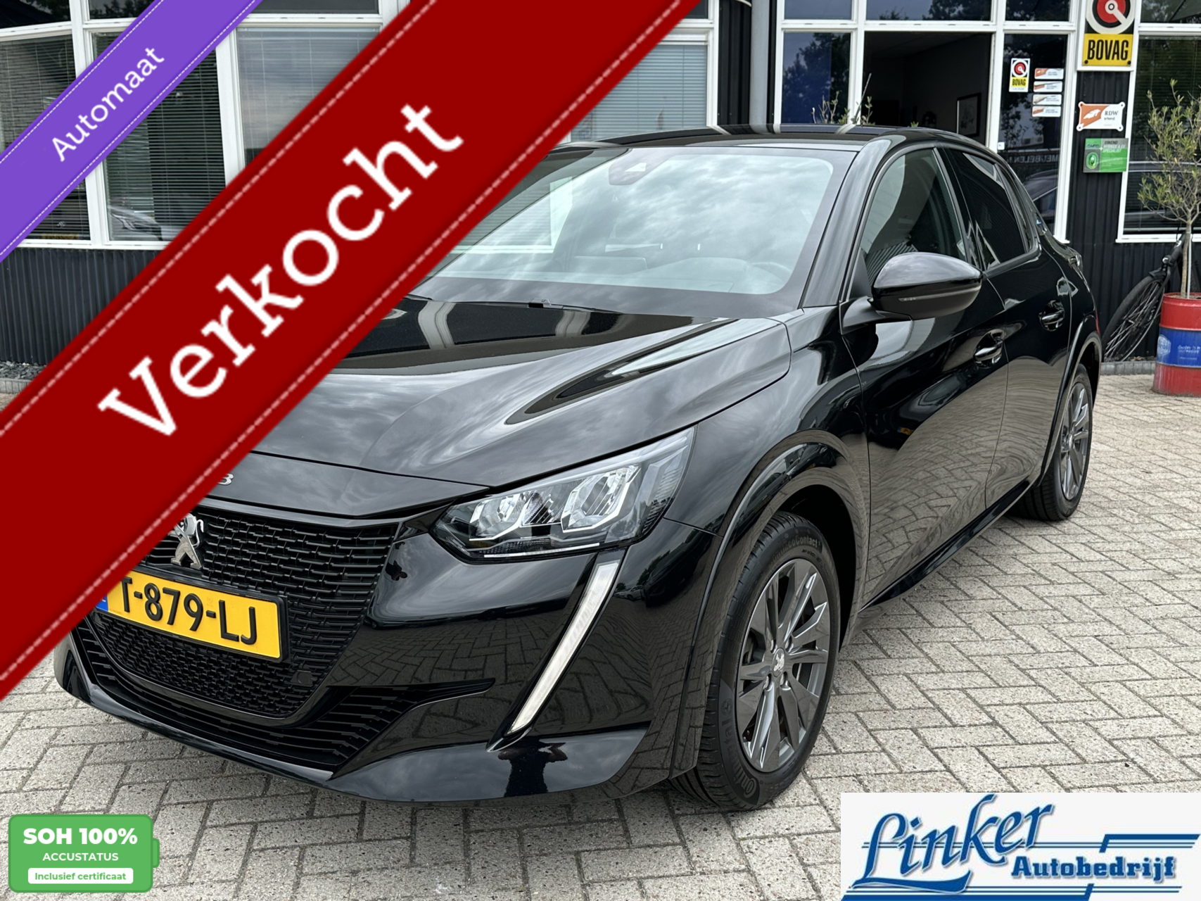 Peugeot 208 EV Allure Pack 50 kWh - SoH 100% CARPLAY LM VELGEN 2022 - voorkant