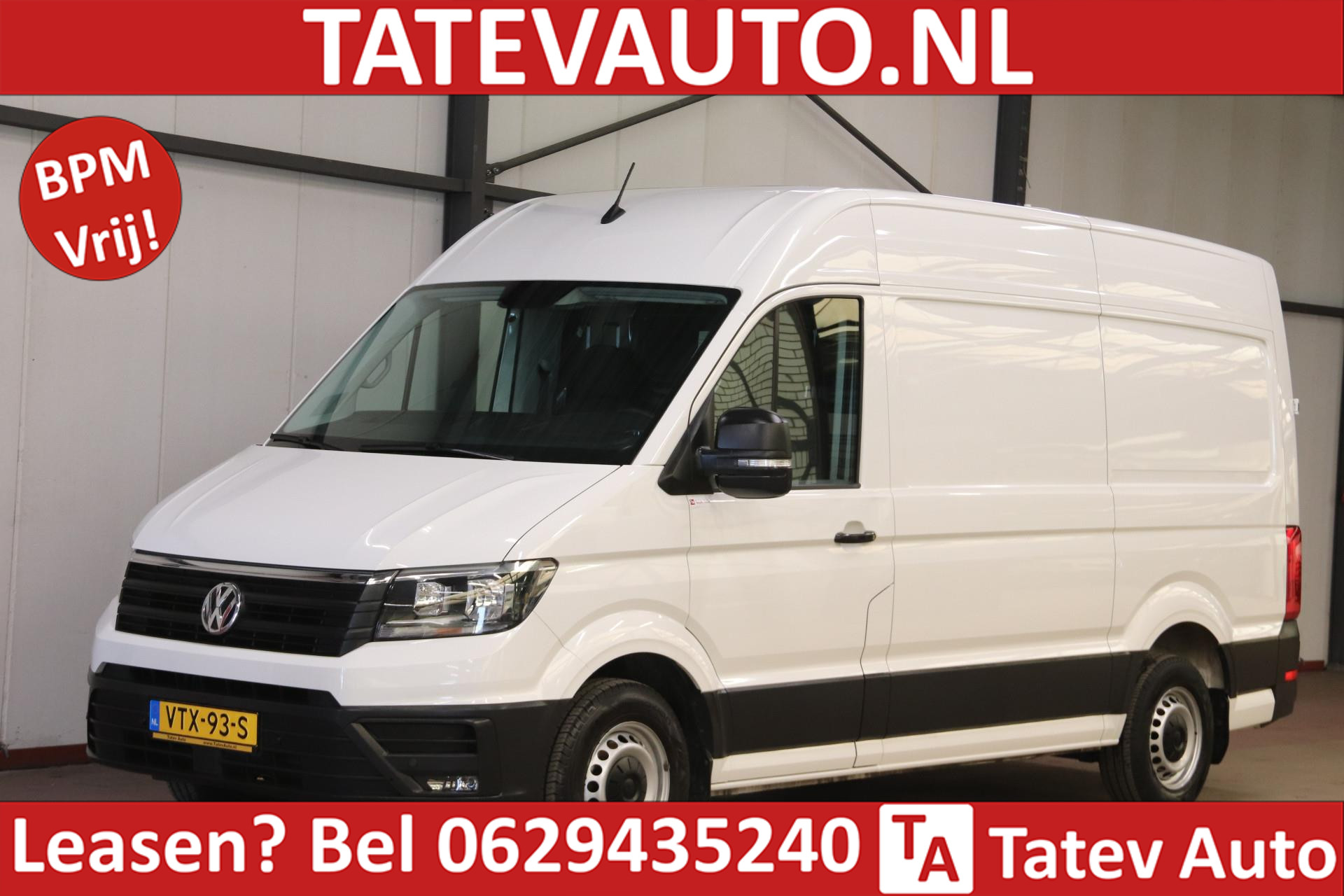 Volkswagen Crafter 35 2.0 TDI 140PK L3H3 (oude L2H2) EURO 6 2018 - voorkant