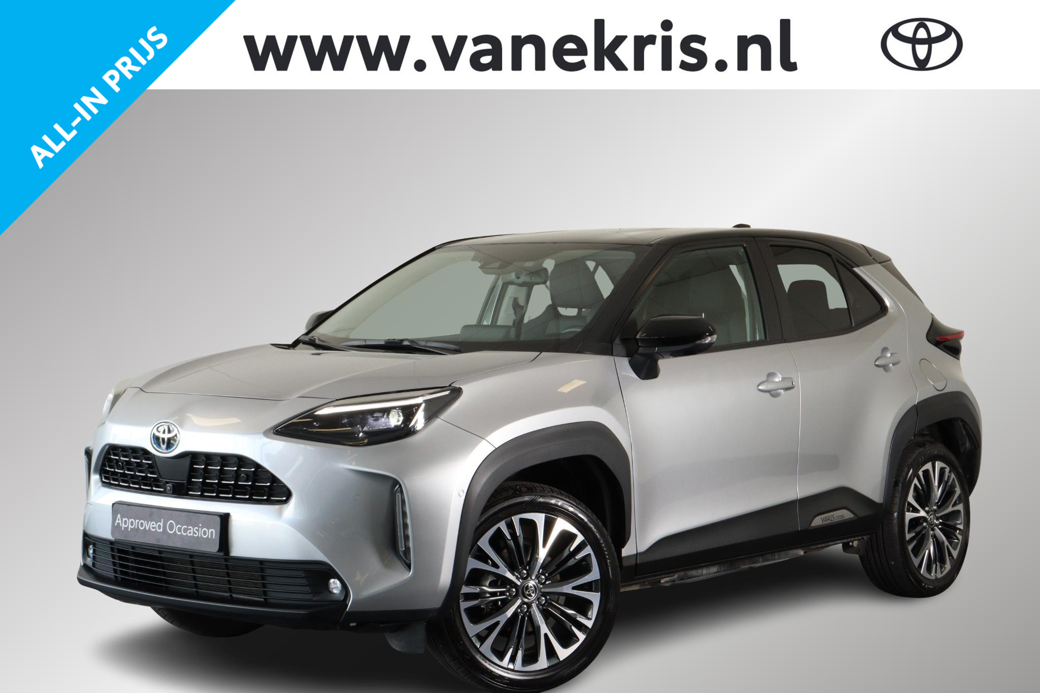 Toyota Yaris Cross 1.5 Hybrid Executive, 360 Camera, Parkeersensoren 2022 - voorkant