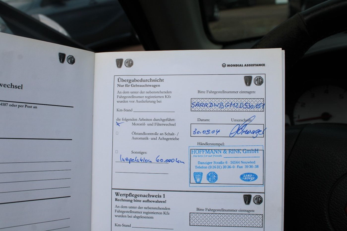 Foto van MG MGF