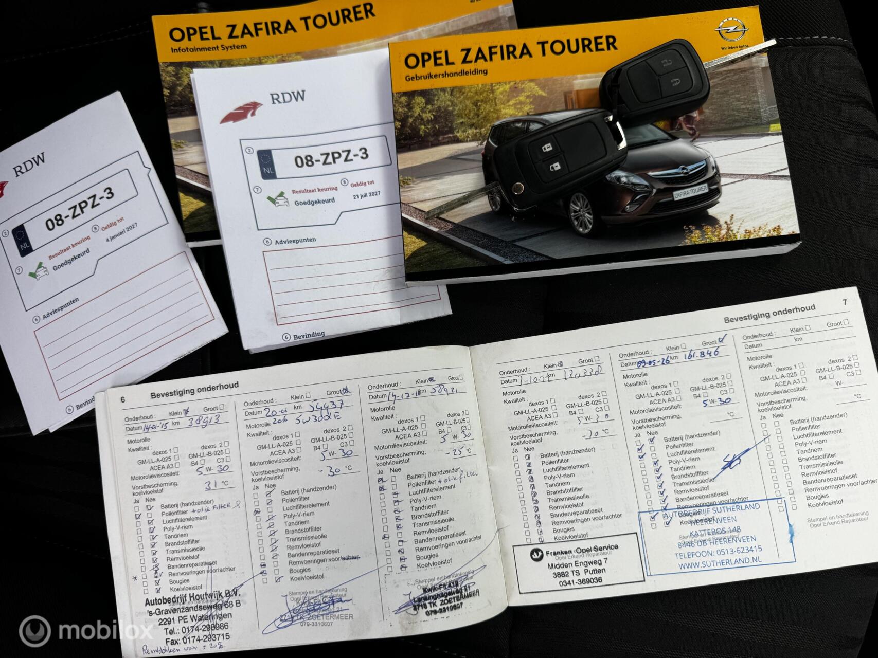 Foto van Opel Zafira Tourer