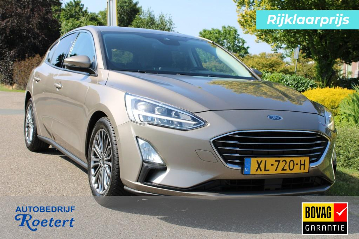 Ford Focus 1.0 EcoBoost Titanium Business ECC/ACC/LED/Camera/CarPlay/DAB/Stoelverw 2019 - voorkant