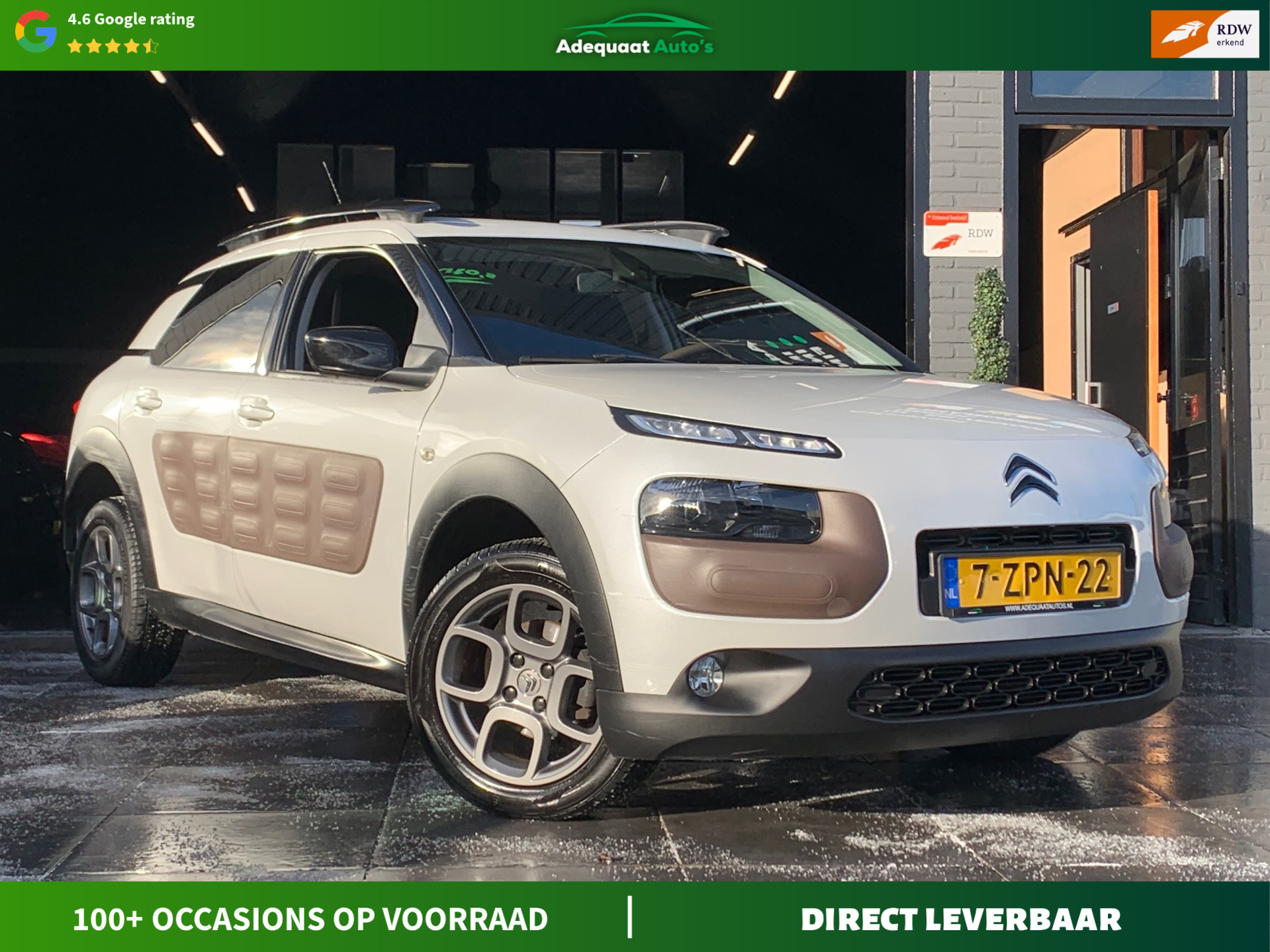 Citroen C4 Cactus 1.2e-VTi Shine|Bluetooth|Camera|1e eig|AUT 2015 - voorkant