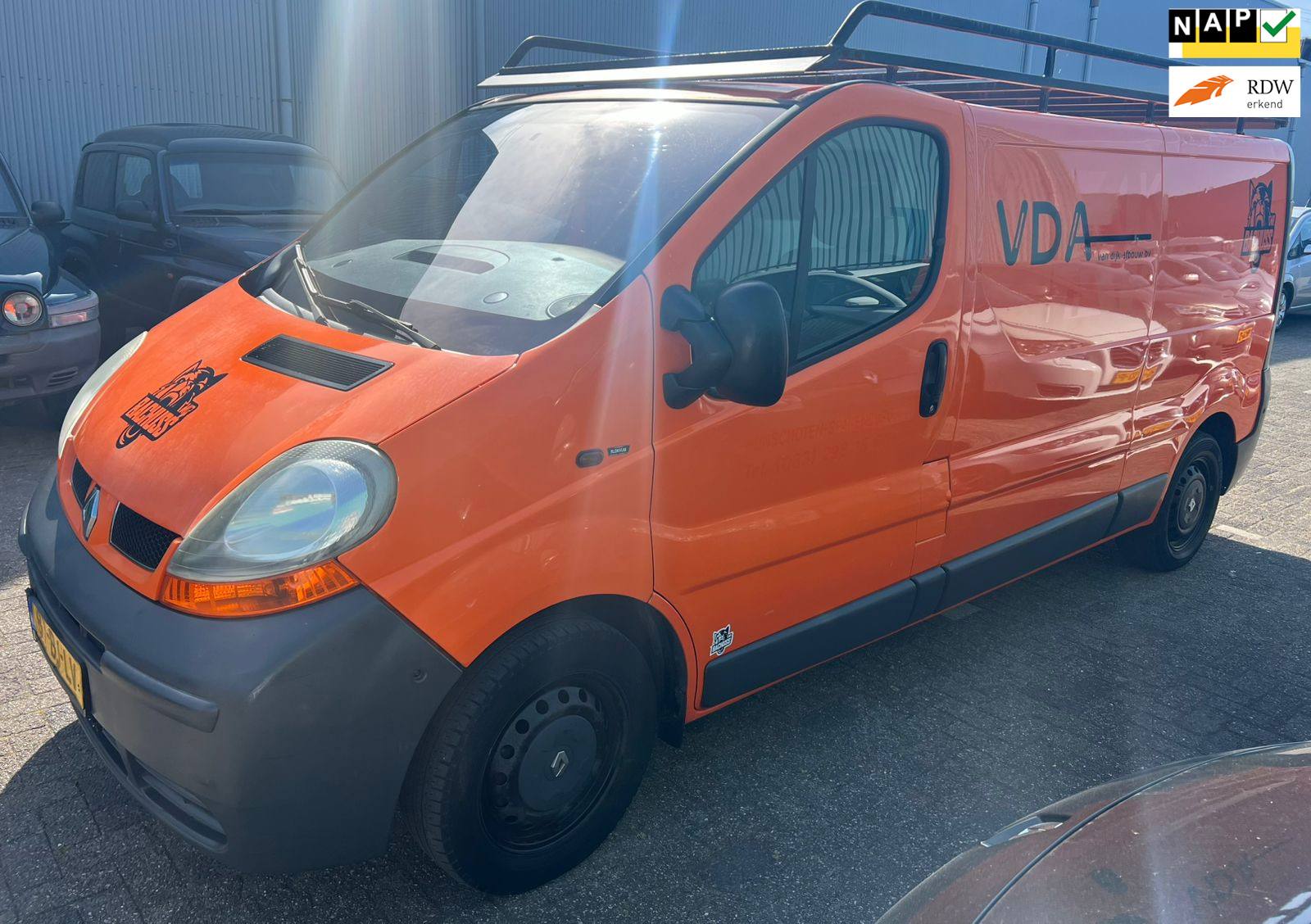 Renault Trafic 1200 L2 H1 1.9 Dci 82 1.9 dCi L2H1 Série Spéciale rijdt super km 168190 NAP 2003 - voorkant