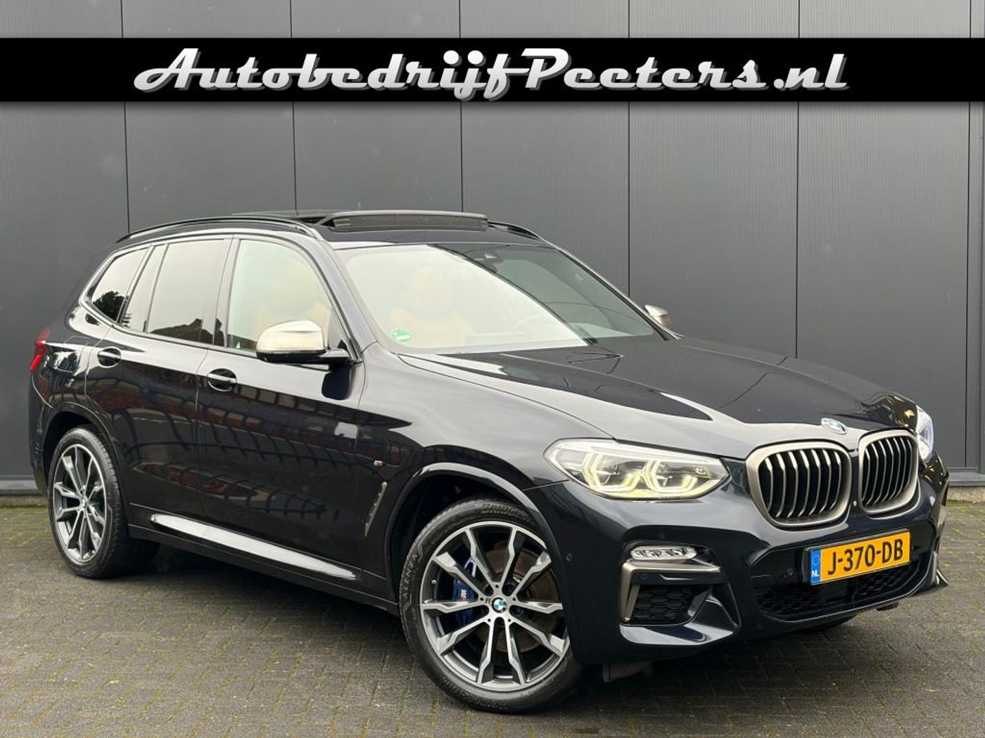 BMW X3 M40i M40i xDrive Pano H/K Sfeerlicht ACC Memory Camera Stuurverwarming 2018 - voorkant