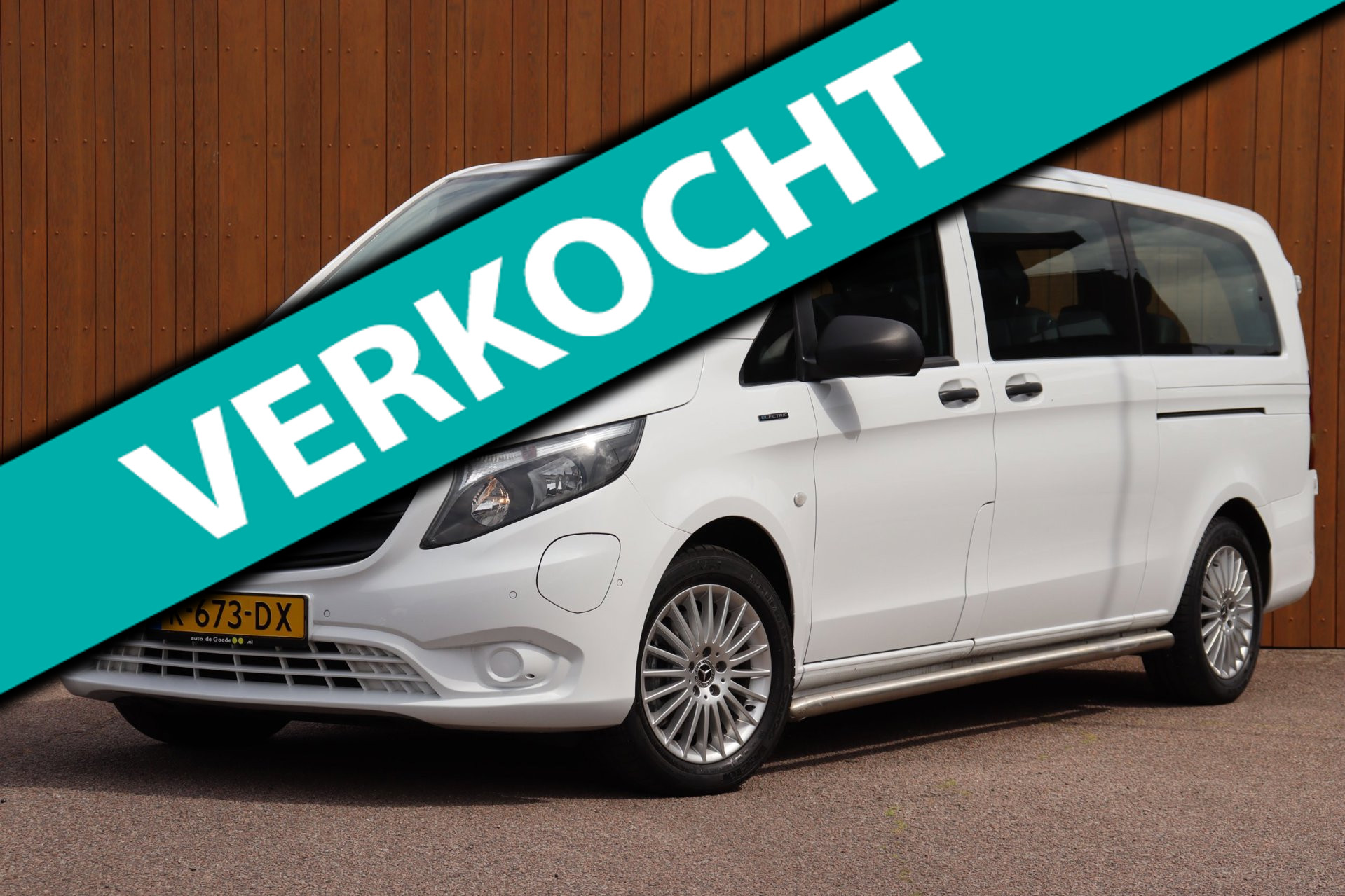 Mercedes-Benz Evito Tourer PRO L3 90 kWh 350km 9-persoons 37.967,ex. l-vloerrail el.schuifdeuren snelladen leer+vw 2021 - voorkant