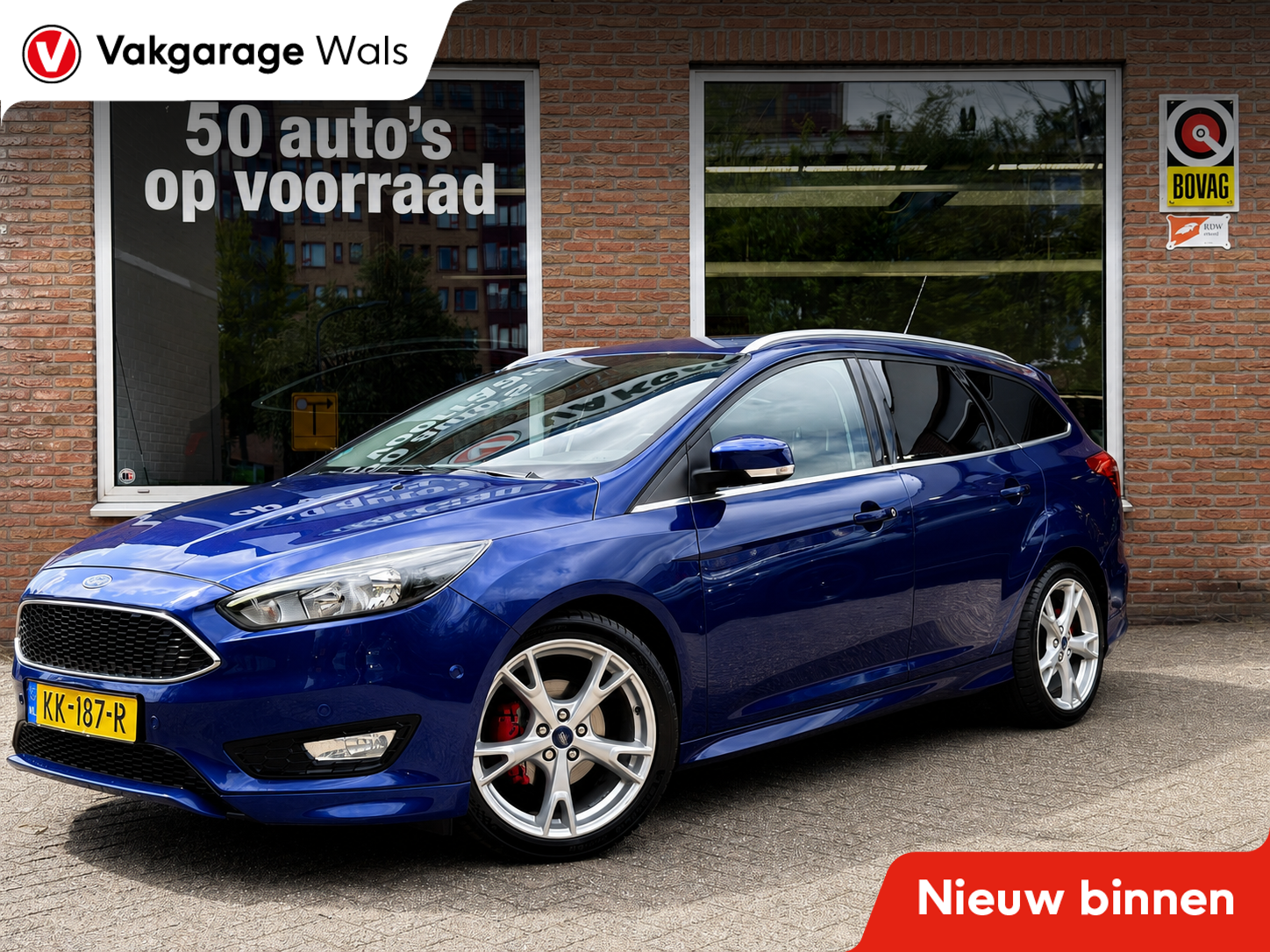 Ford Focus 1.0 ST line Titanium | Airco | Navi | Camera | Cruise | Voorruitverwarming | ST look 2016 - voorkant
