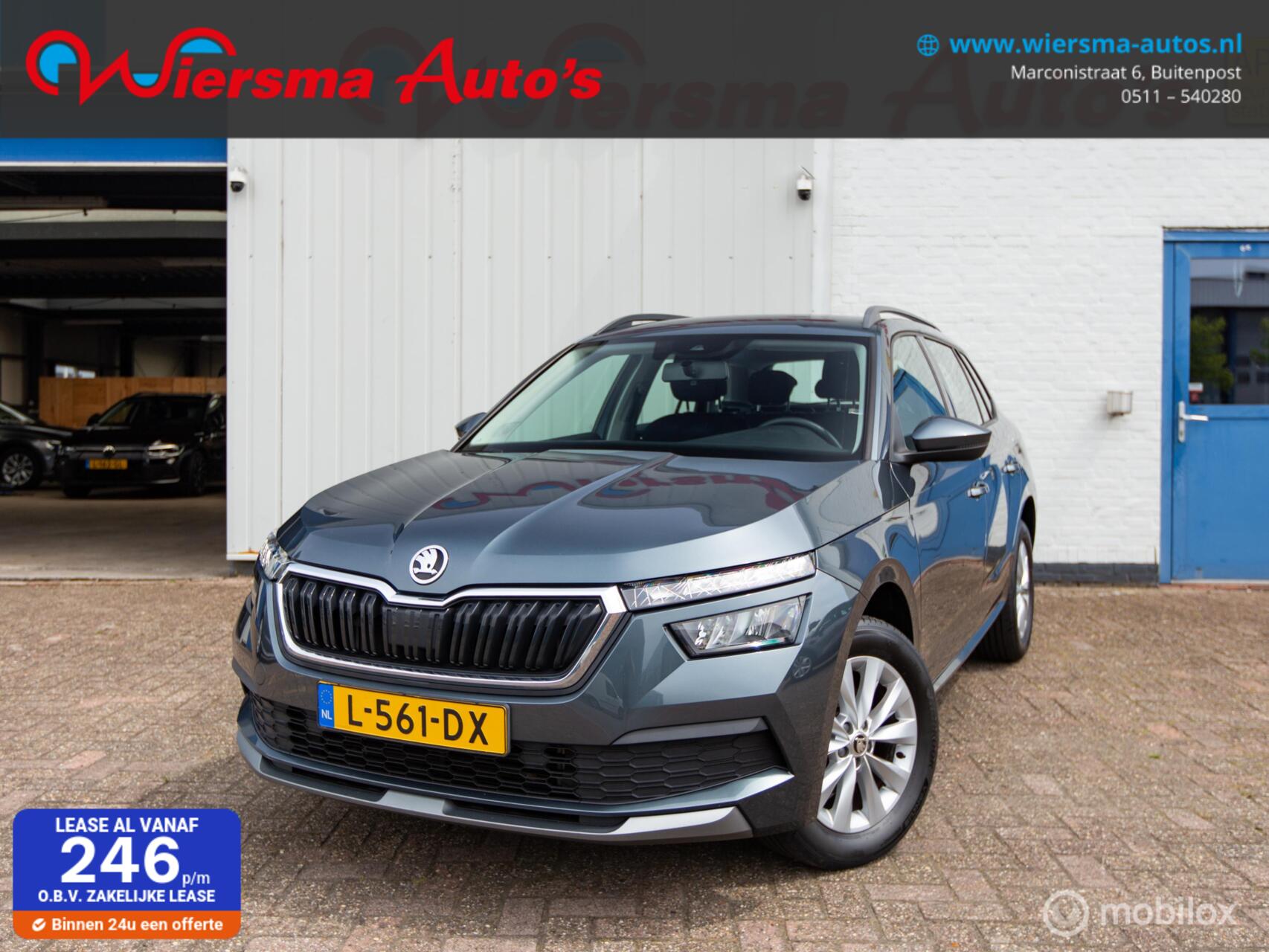 Skoda Kamiq 1.0 TSI Ambition|Orig. NL|Afleverklaar|Carplay|Led|Adaptive cruise|Geen bijkomende kosten! 2021 - voorkant