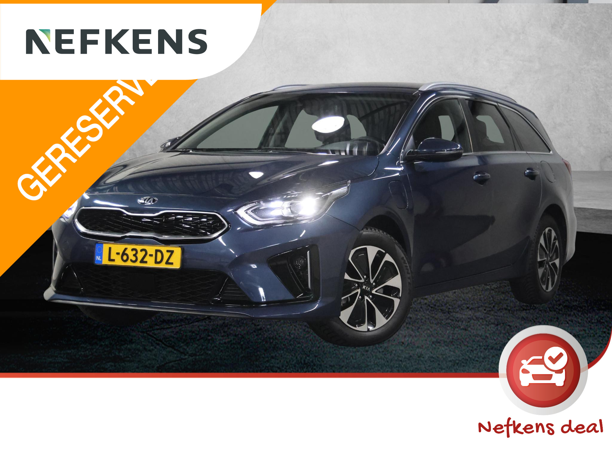 Kia Ceed Sportswagon 1.6 GDI PHEV Dyn+L. 2021 - voorkant