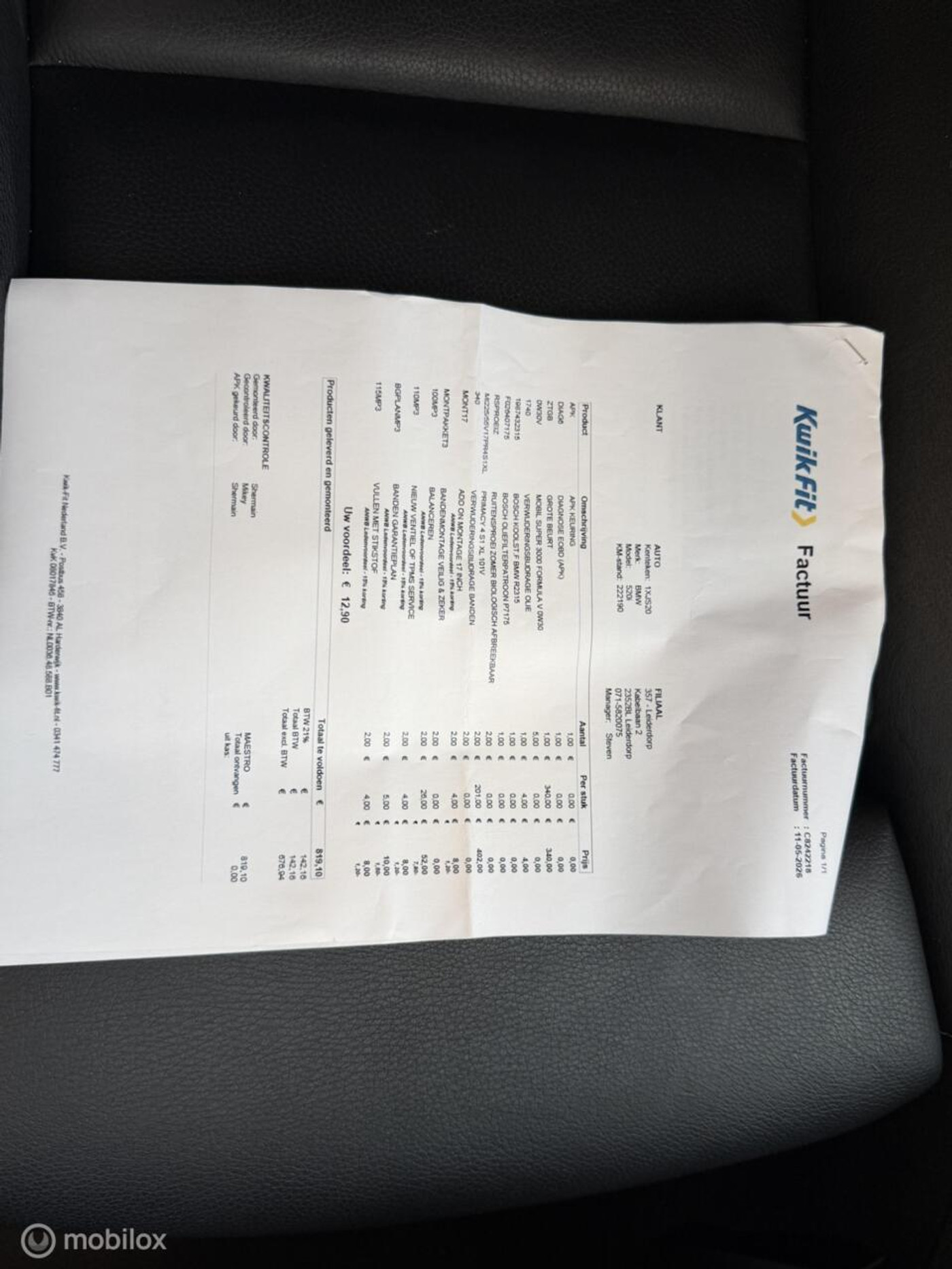 Foto van BMW 520i