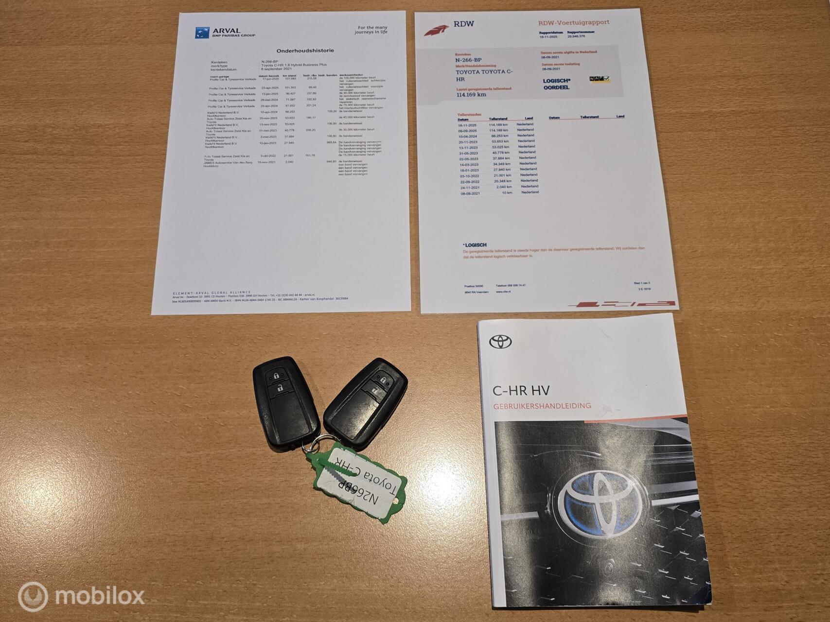 Foto van Toyota C-hr
