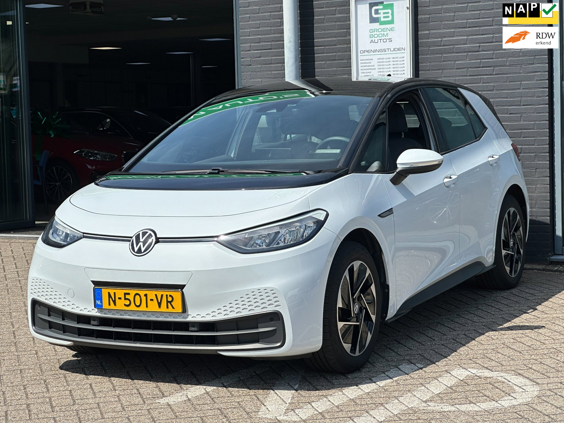 Volkswagen Id.3 Pro 107 KW Pro 58 kWh/CARPLAY/NAVI/NL-AUTO/NETTE STAAT!! 2021 - voorkant