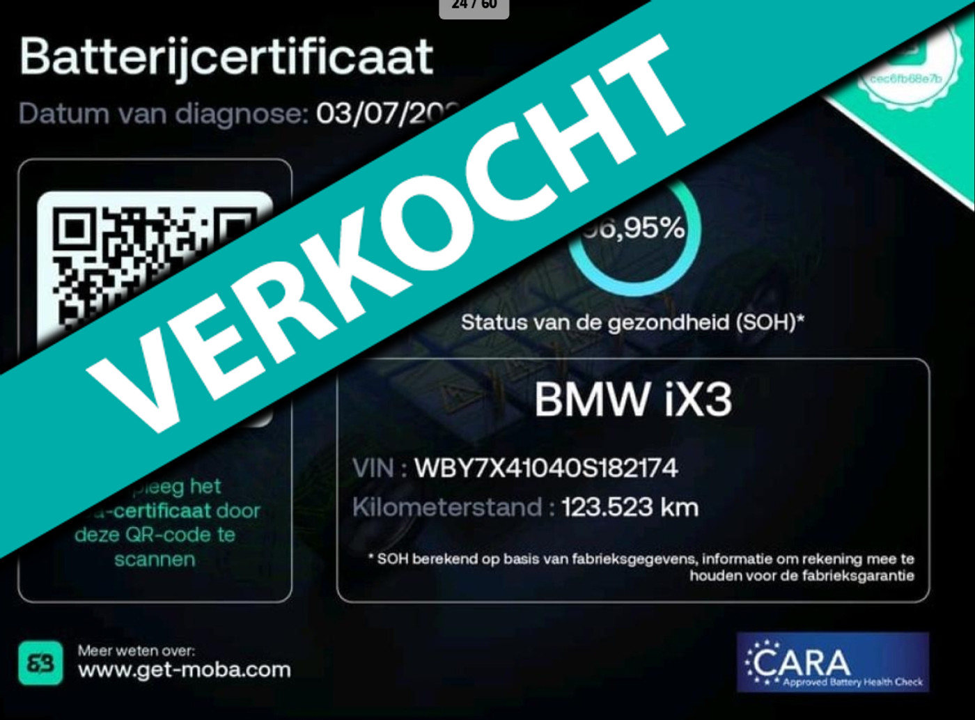 BMW Ix3 High Executive 80 kWh SHADOW LINE 97% SOH Dealer Onderhouden 2021 - voorkant
