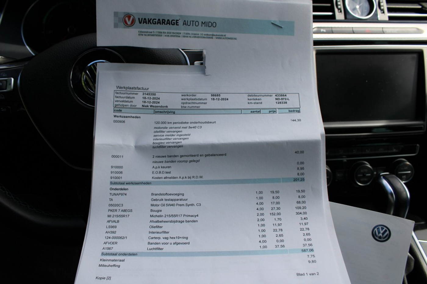 Foto van Volkswagen Passat