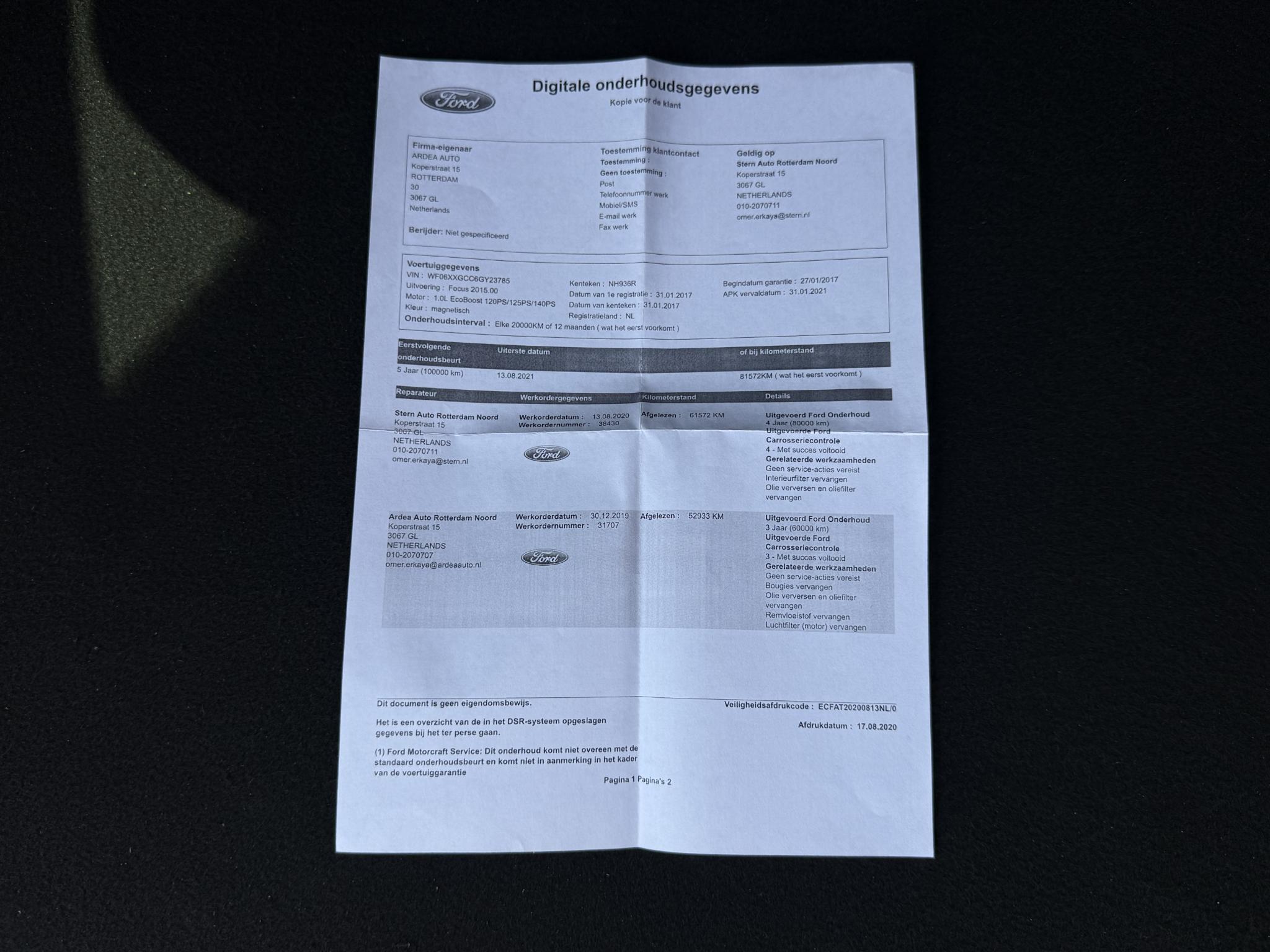 Foto van Ford Focus